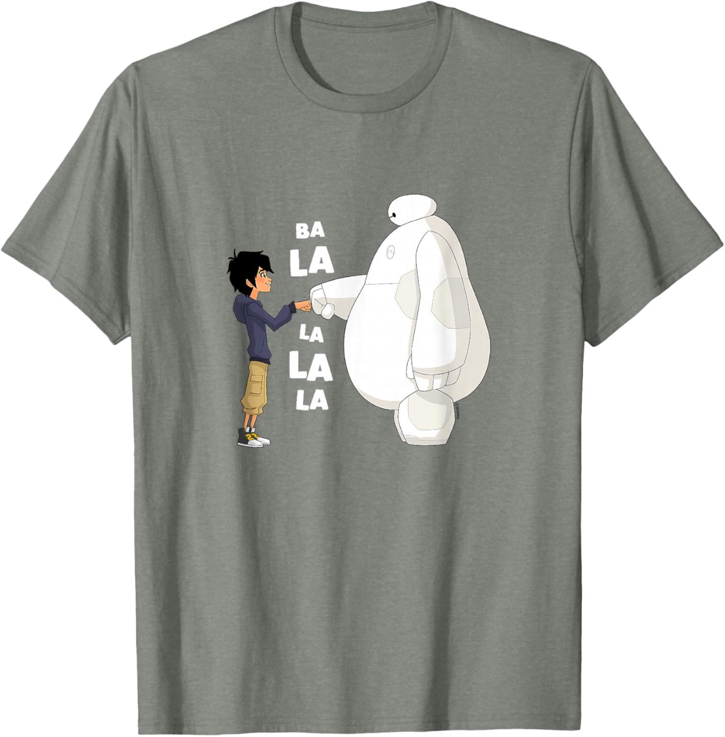 Big Hero 6 Fist Bump Tee Fun Graphic T-Shirt for Fans and Kids - 4
