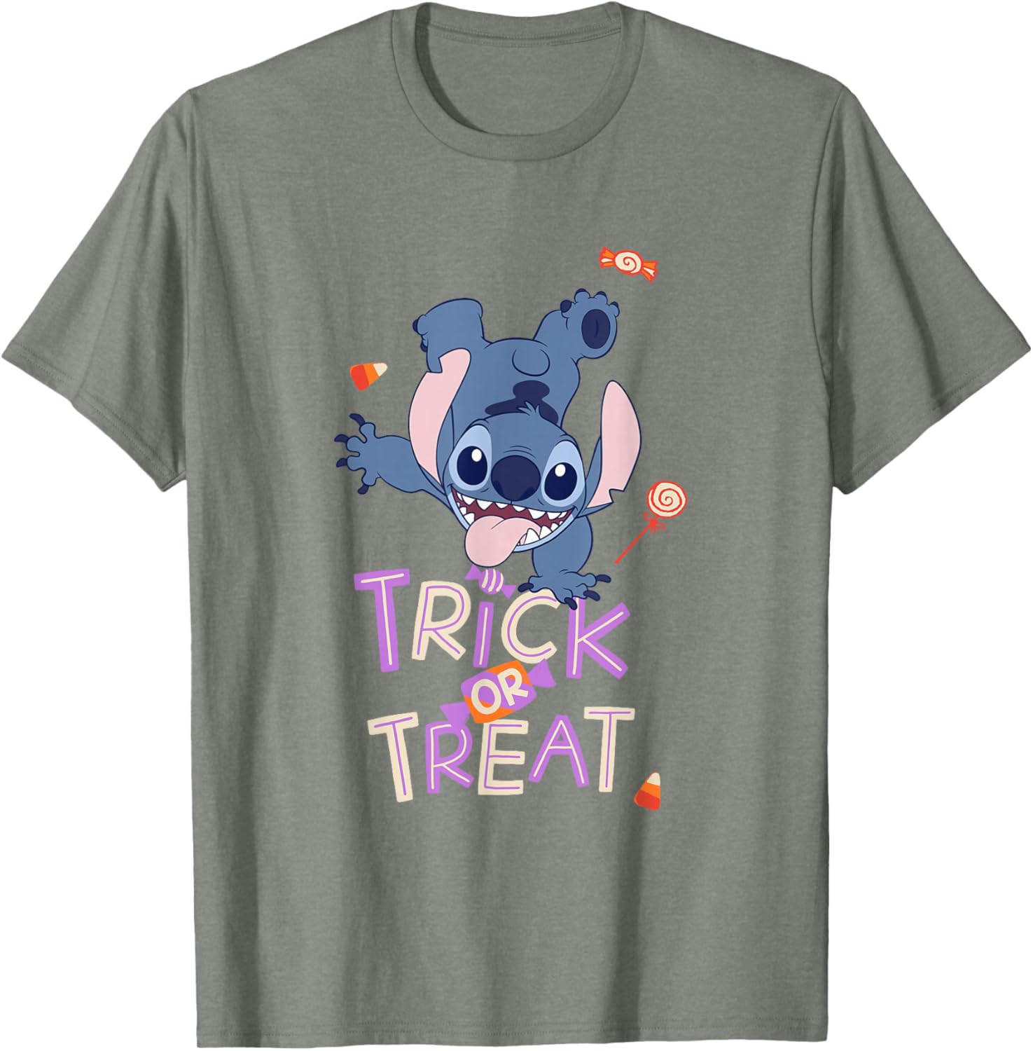 Cute Lilo & Stitch Halloween Trick or Treat T-Shirt for Kids and Adults - 8