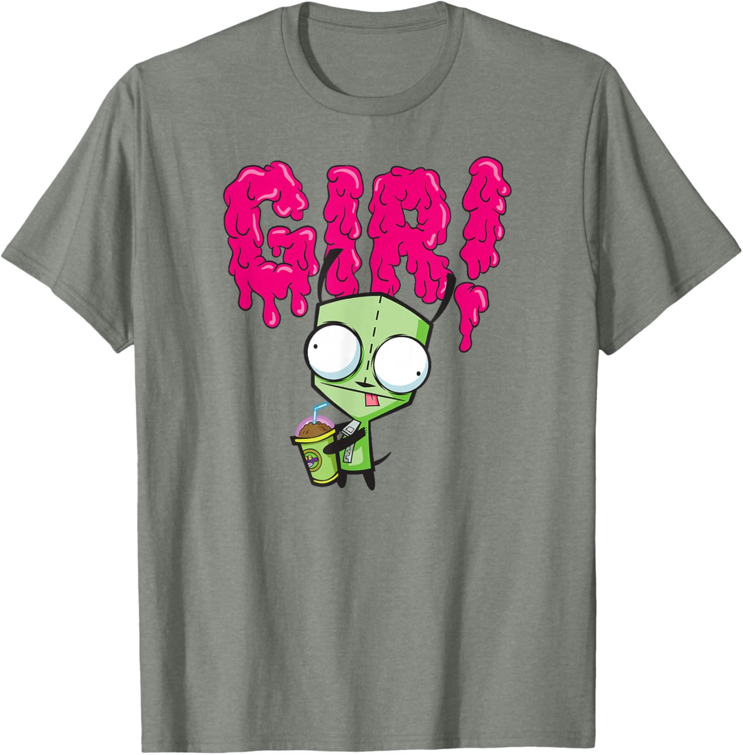 Invader Zim Gir Slime Slush T-Shirt Fun Graphic Tee for Fans - 4