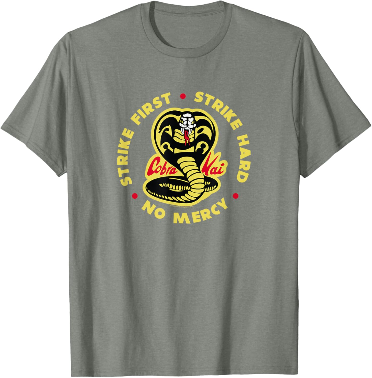 Cobra Kai Strike First Logo T-Shirt for Fans of the Hit TV Show - 6