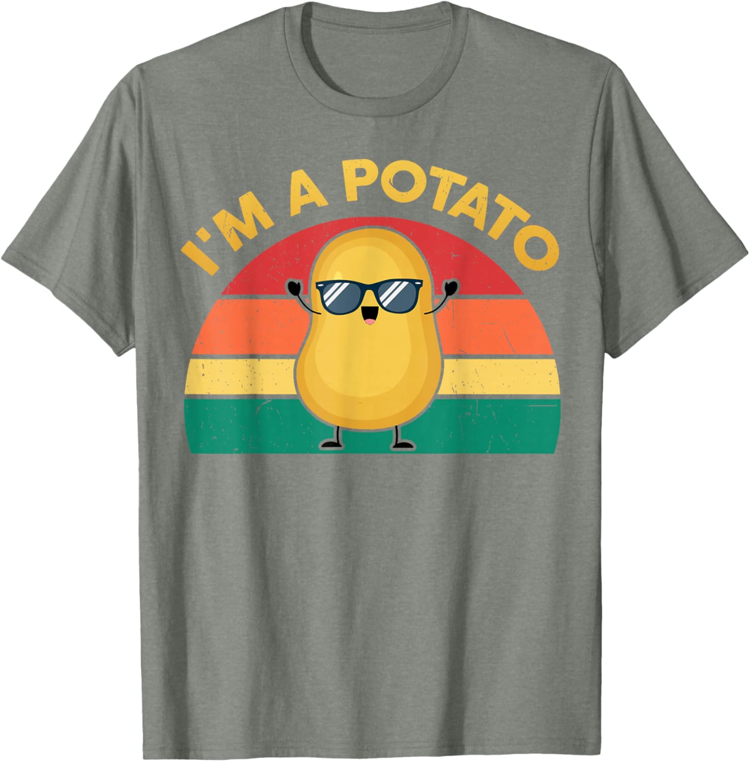 Funny I'm A Potato T-Shirt for Kids - Cute Graphic Tee for Boys and Girls - 3
