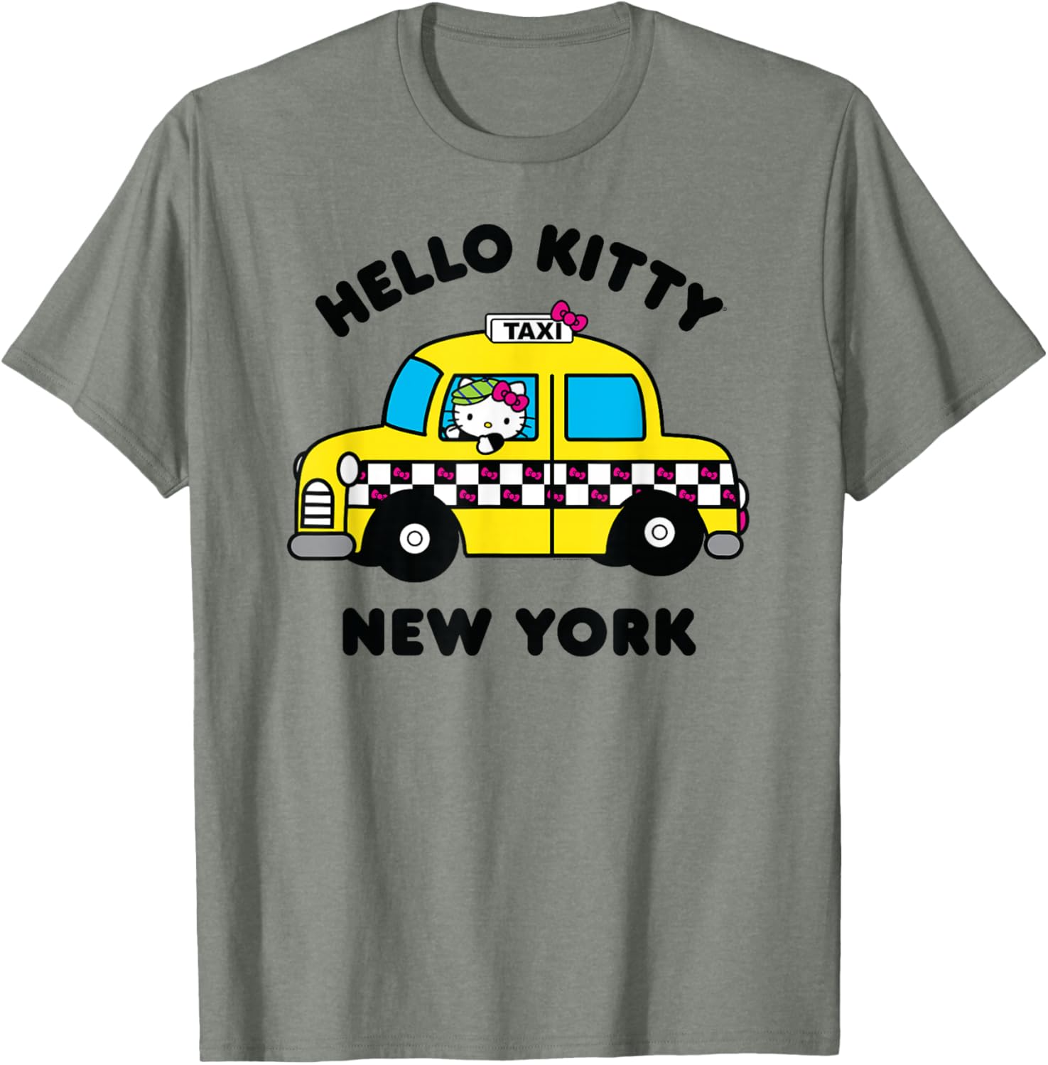 Hello Kitty New York Taxi T-Shirt Fun Gift for Cat Lovers and Tourists - 12