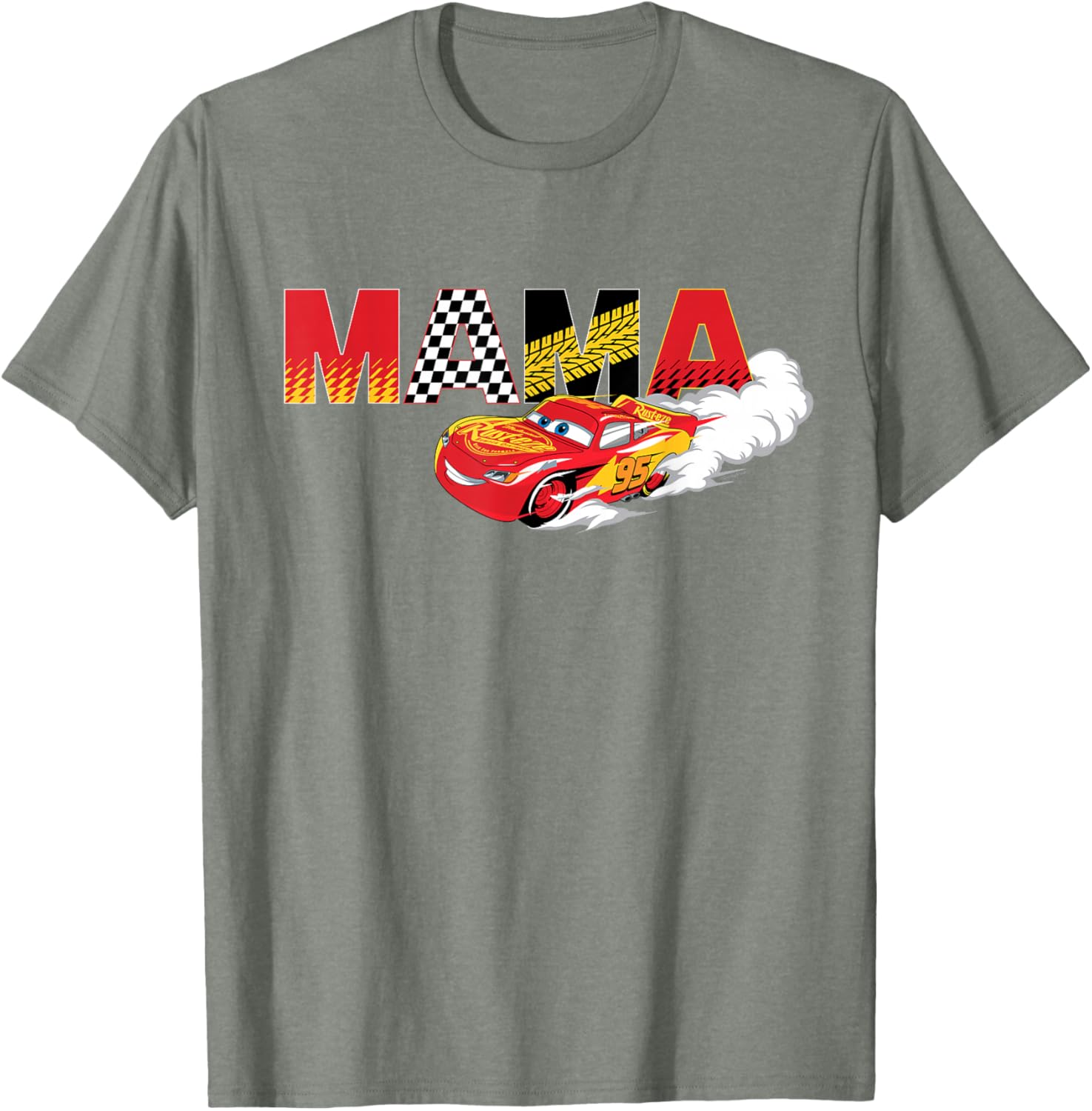 Disney Pixar Cars Mama Birthday Gift T-Shirt for Mother's Day Joy - 6