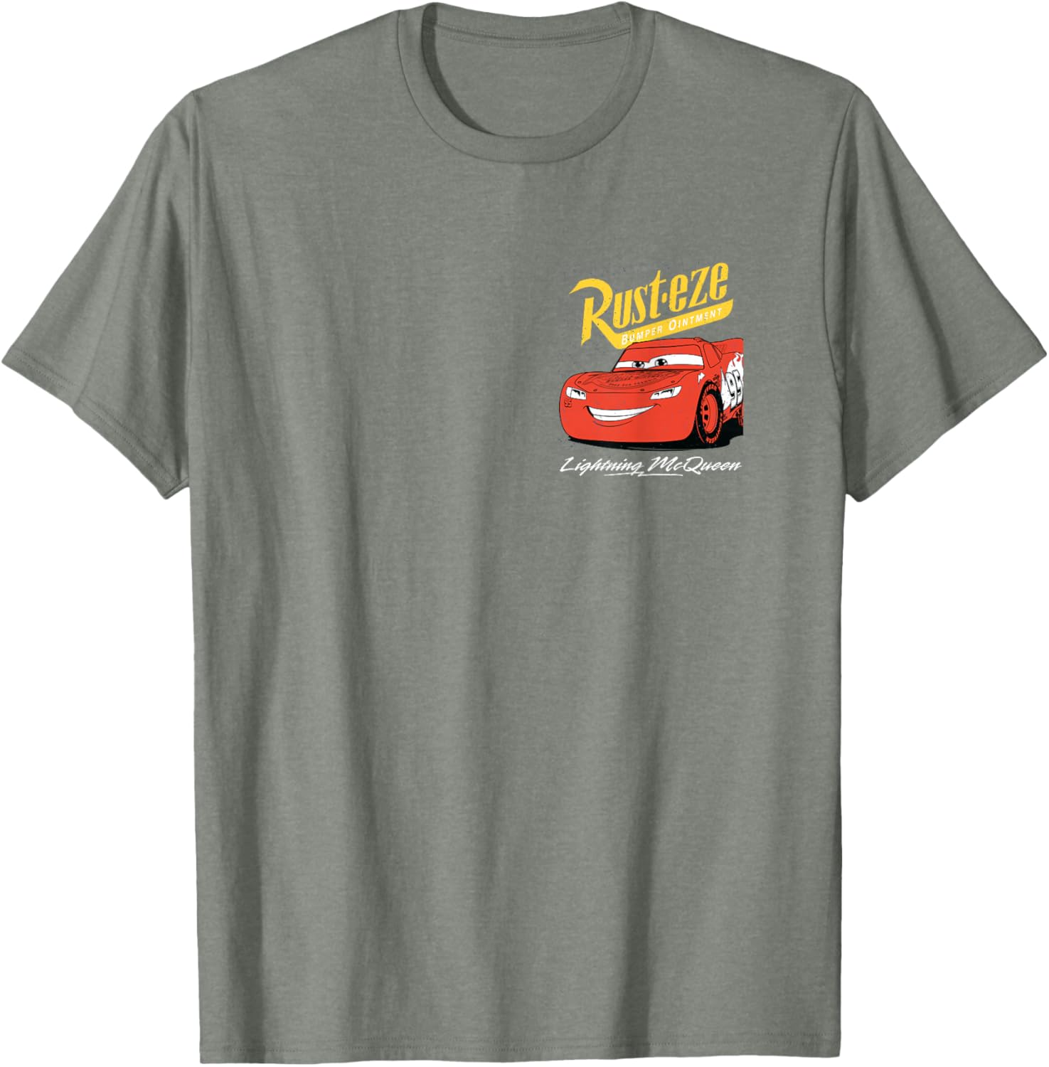 Vintage Lightning McQueen Rusteze T-Shirt for Disney Pixar Cars Fans - 2