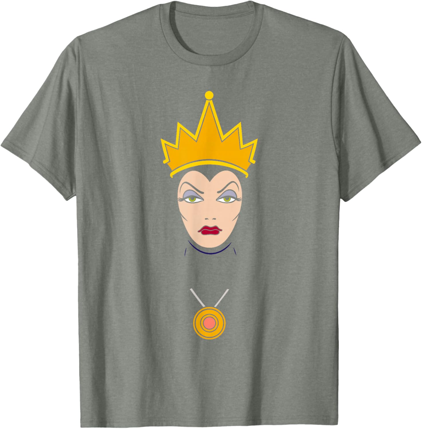 Disney Villains Evil Queen Big Face T-Shirt for Fans of Classic Disney - 3