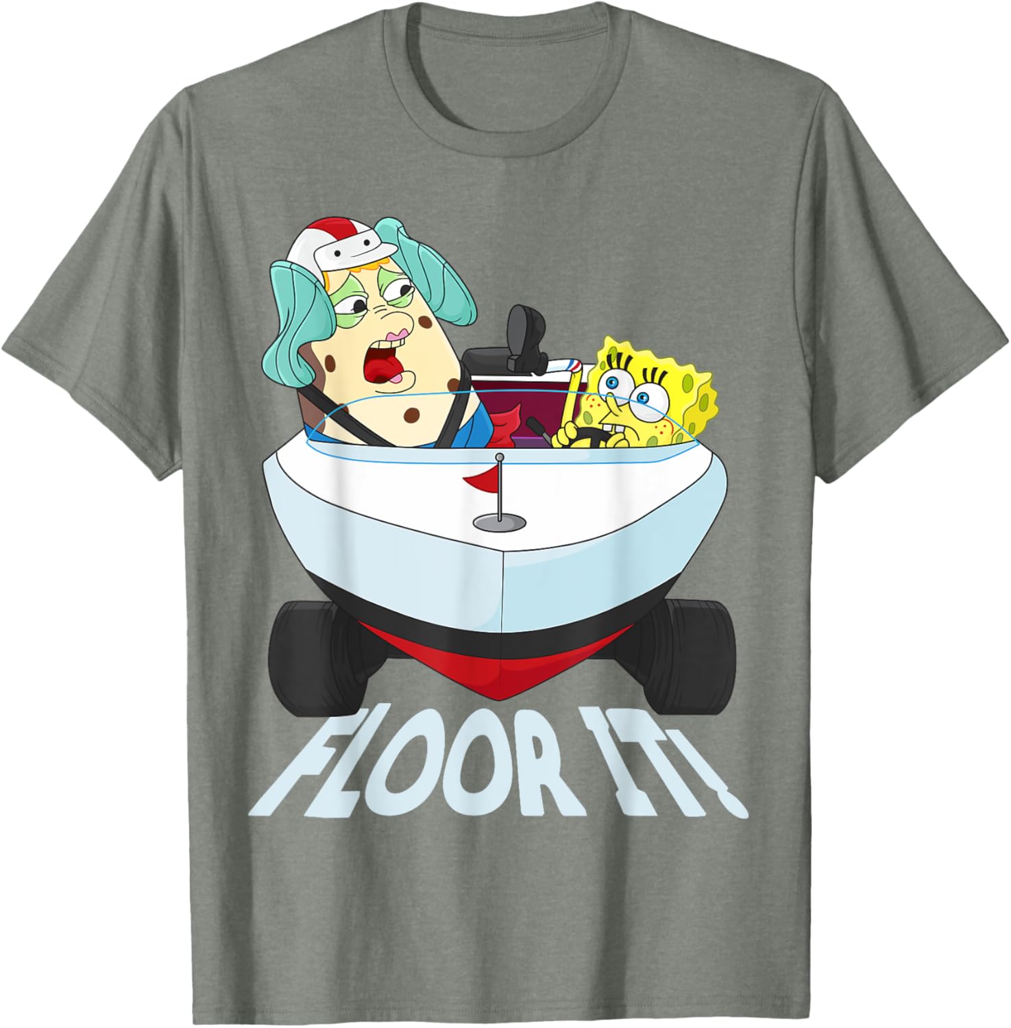 Mademark x SpongeBob SquarePants Floor It T-Shirt for Fun and Style - 10