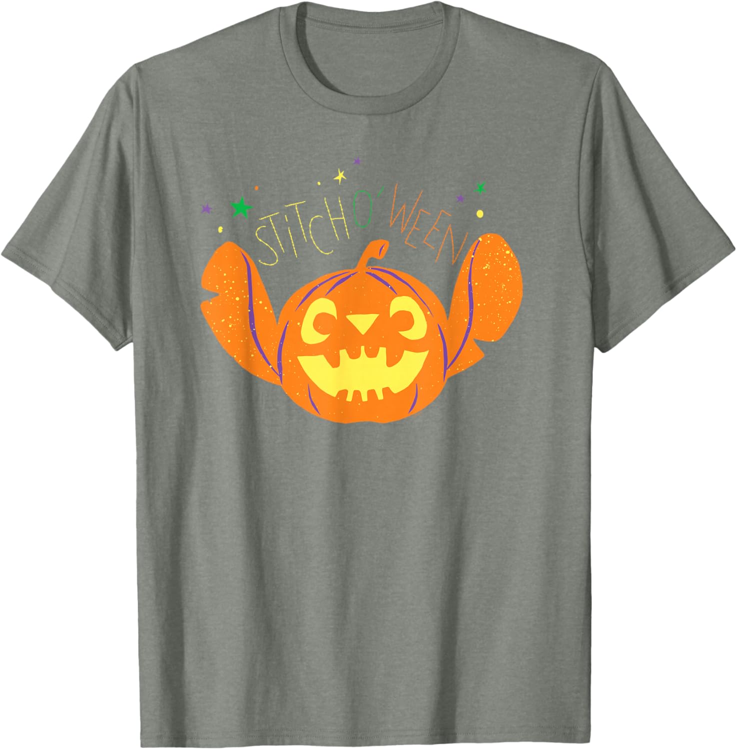 Lilo & Stitch Halloween T-Shirt Jack o' Lantern Design for Fun O'ween Celebrations - 2