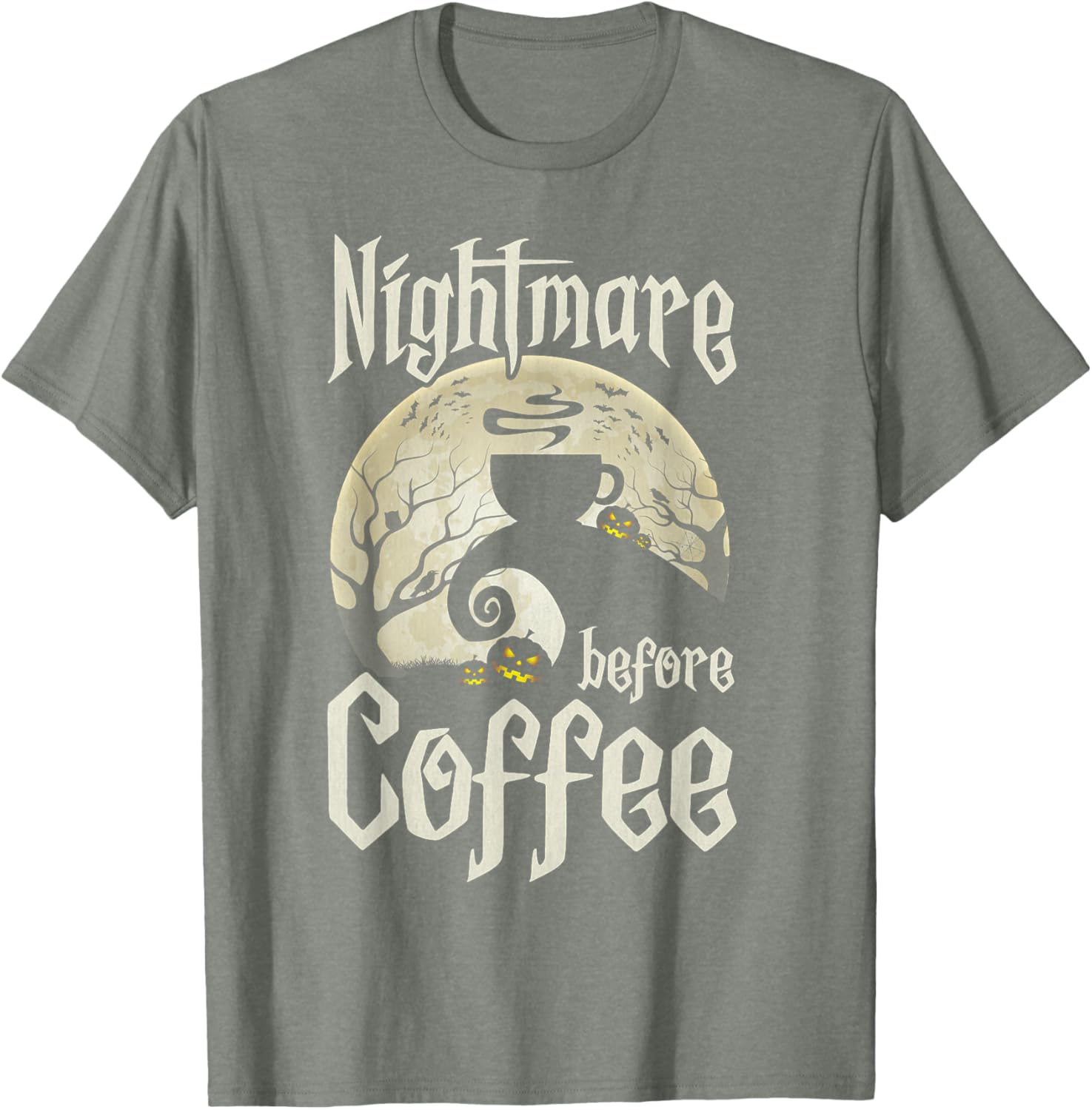 Cute Nightmare Before Coffee Halloween Shirt Funny Gift for Her - 4