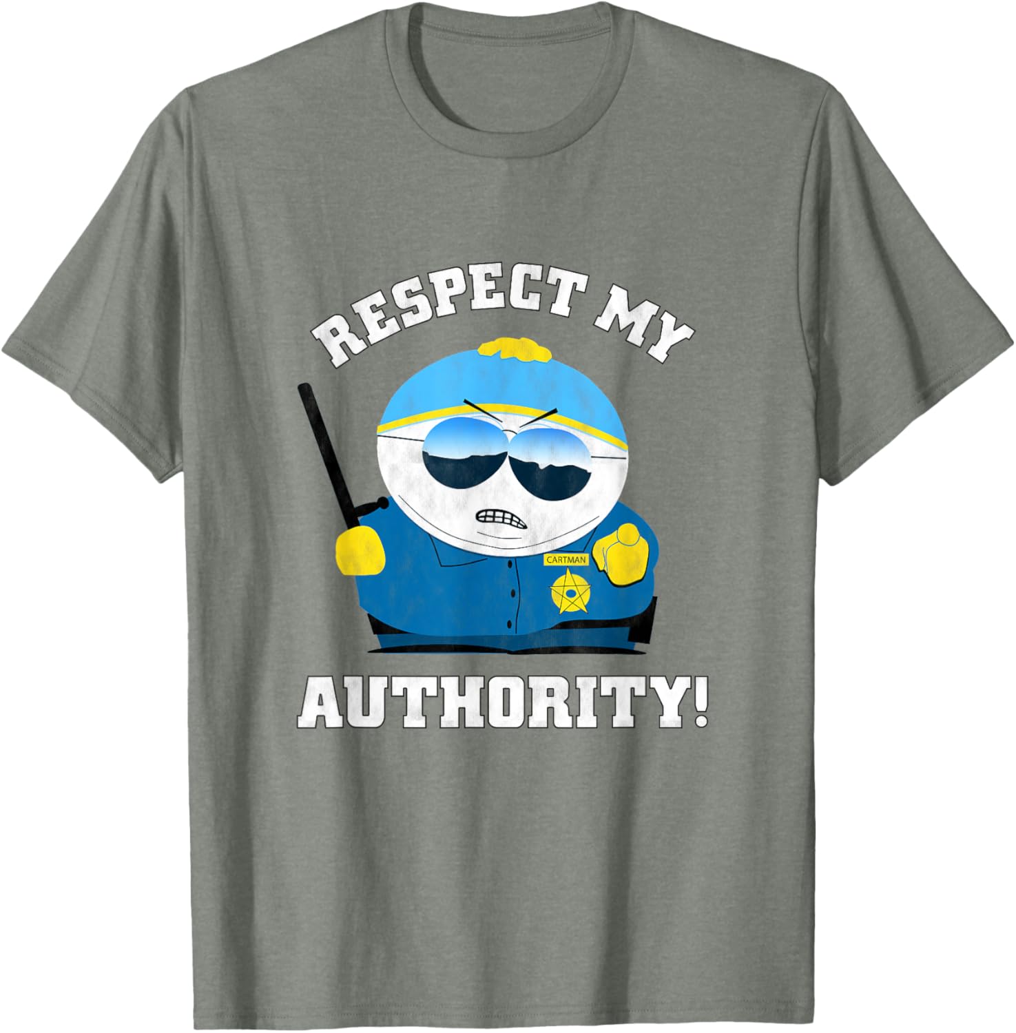 South Park Officer Cartman T-Shirt Fun Apparel for Fans and Collectors - 16