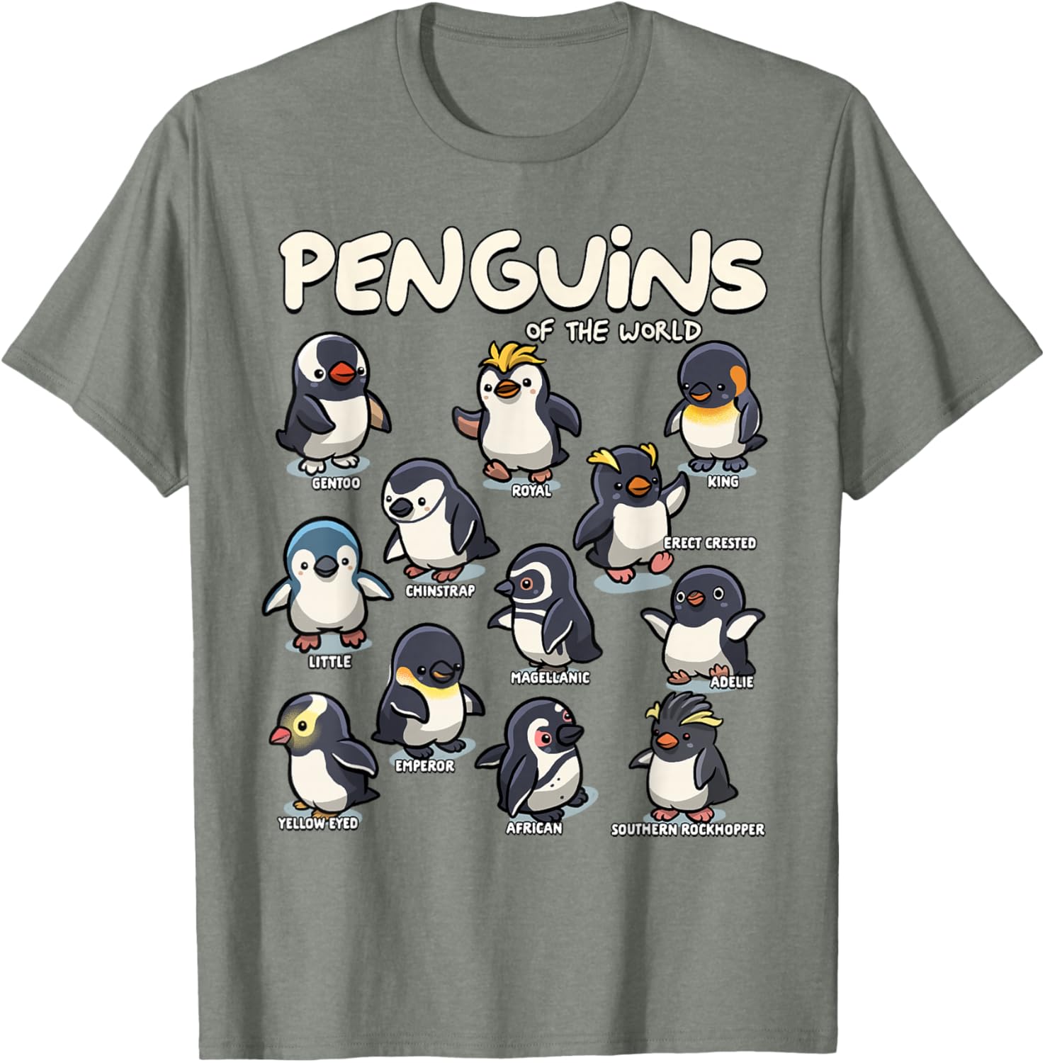 Cute Penguin Lovers T-Shirt for Animal Fans - Stylish Penguin Apparel - 14