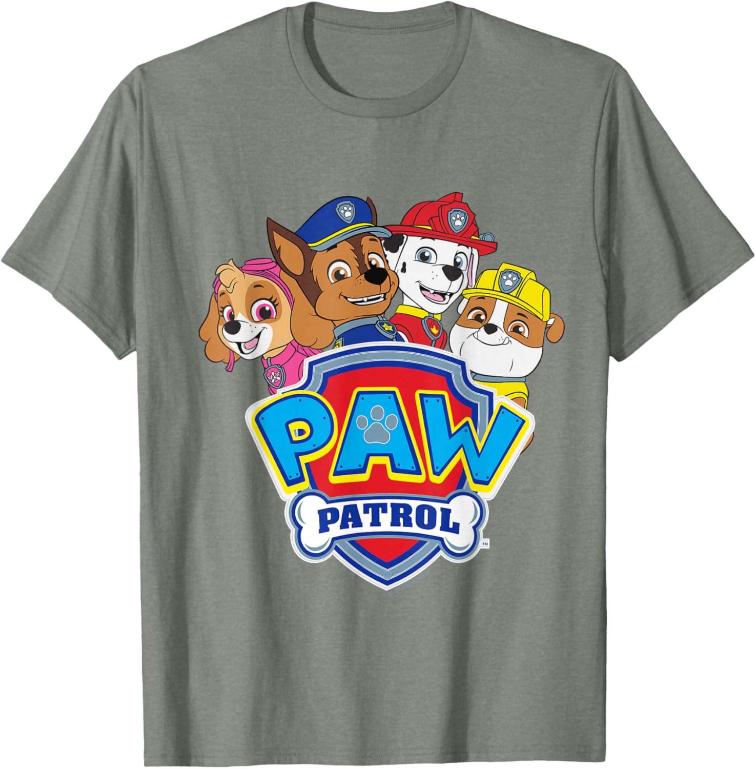 Paw Patrol Logo Group T-Shirt for Kids - Fun and Stylish Apparel - 10