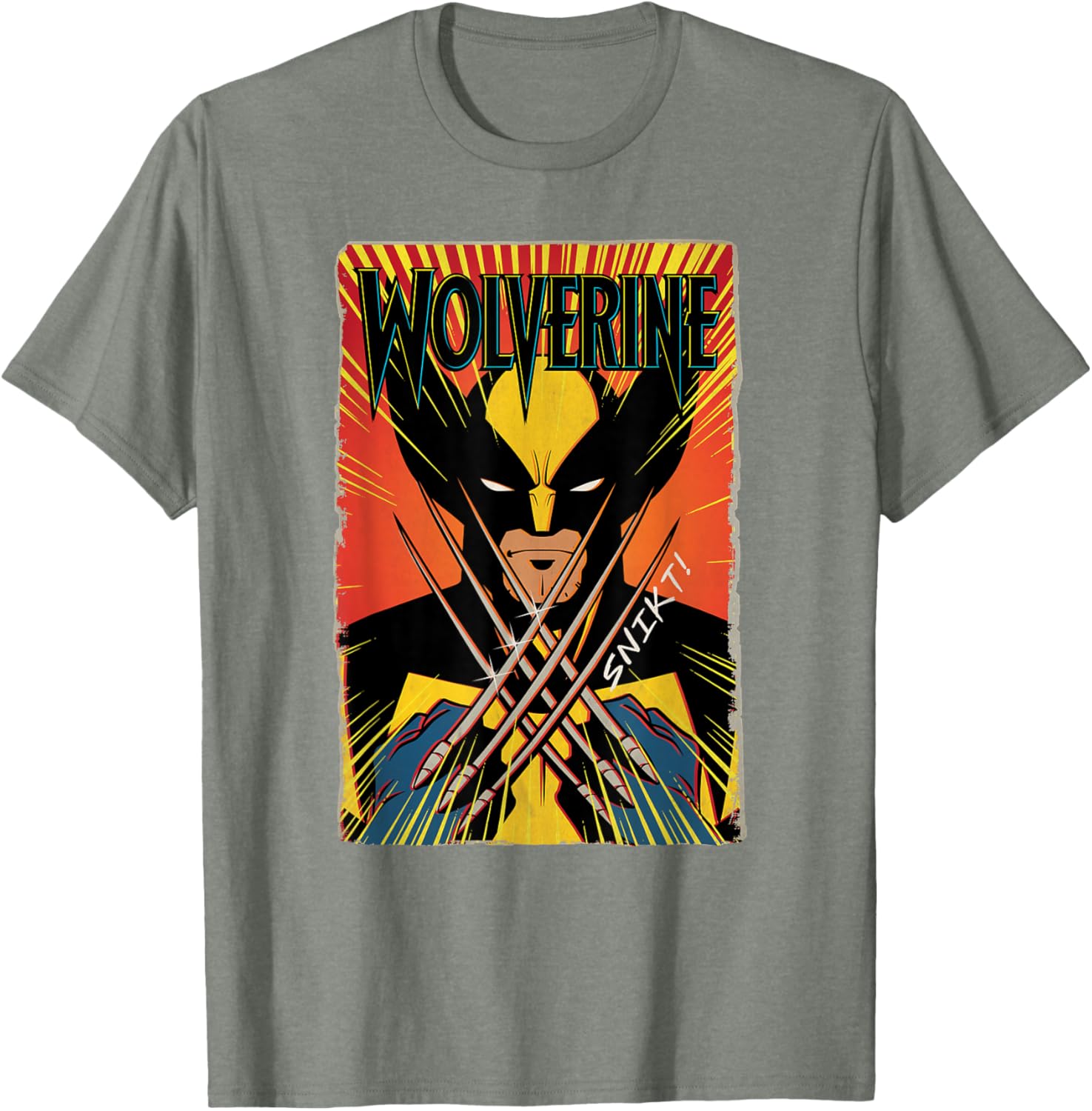 Vintage X-Men 97 Wolverine Claws Snikt T-Shirt for Marvel Fans - 16