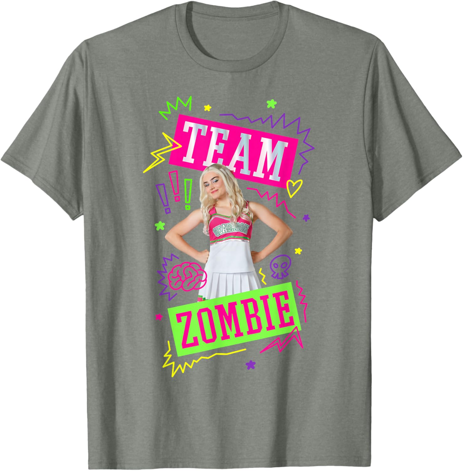 Disney Zombies Addison Team Poster T-Shirt for Fans of Fun Style - 9