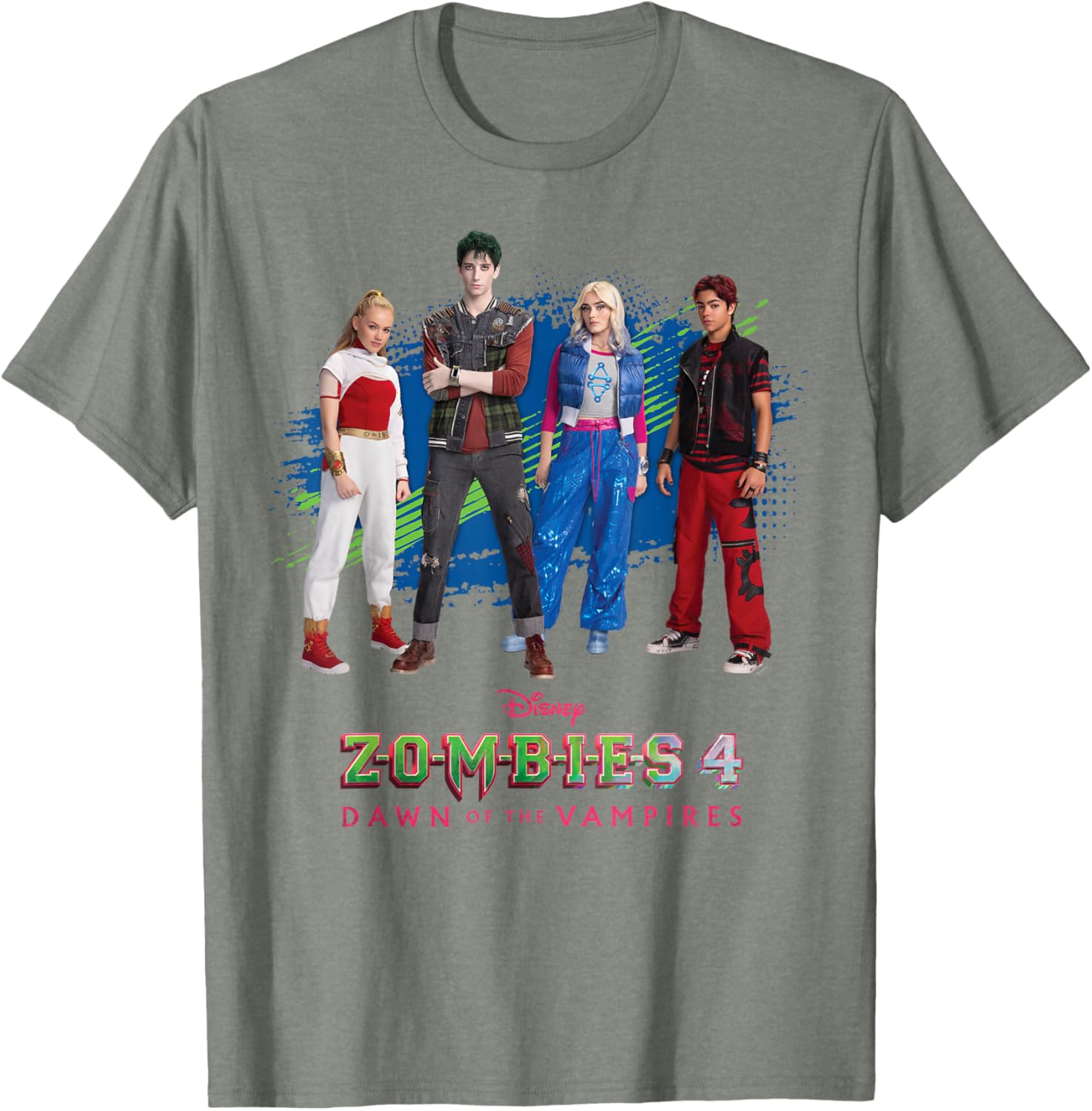 Disney Zombies 4 T-Shirt Featuring Nova, Victor, Zed, and Addison Logo - 3
