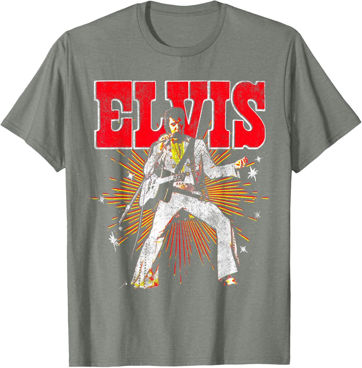 Elvis Presley Retro Short Sleeve T-Shirt for Fans and Collectors - 13