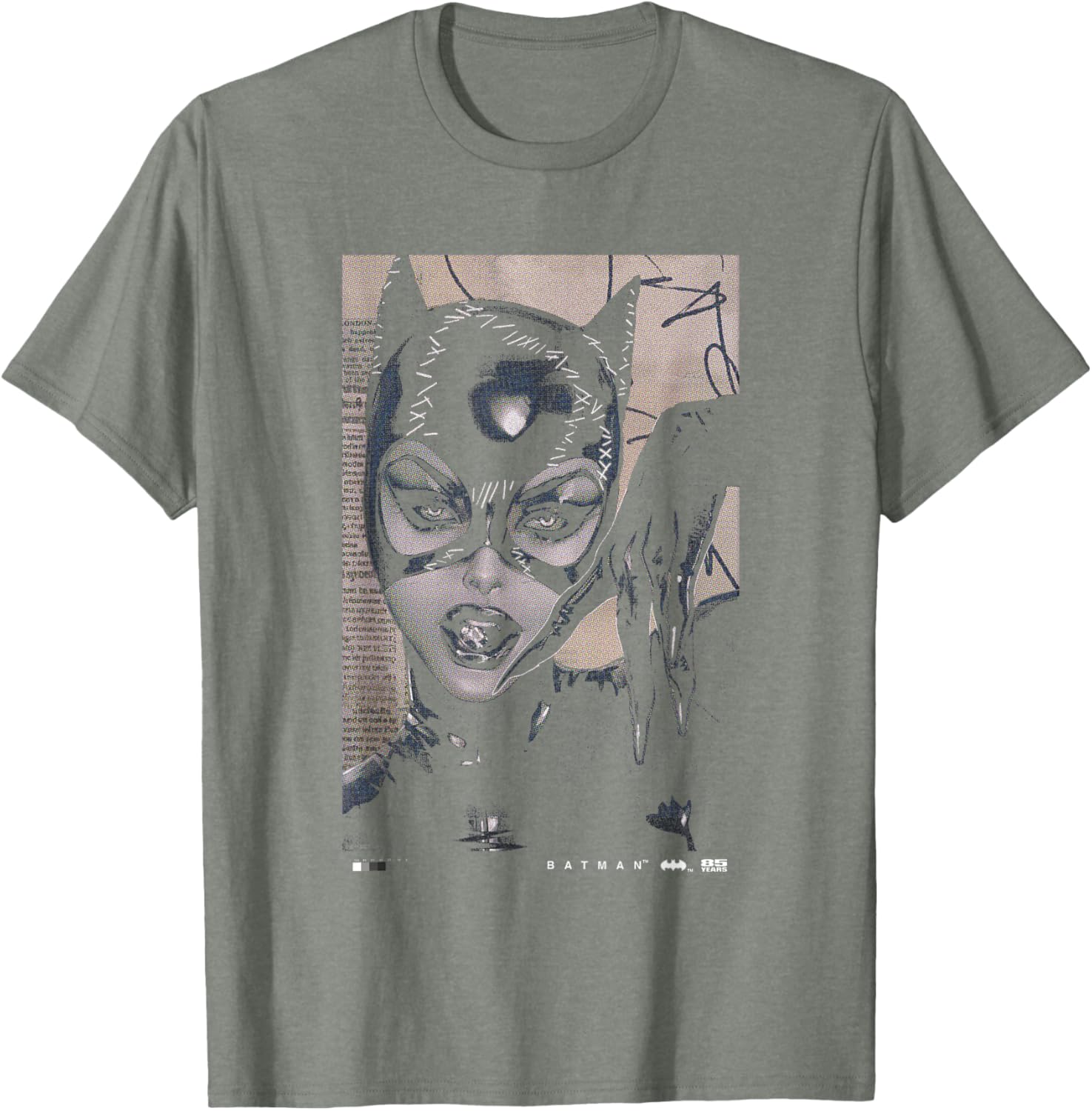 Batman Catwoman 85th Anniversary T-Shirt Vintage Comic Cover Design - 5