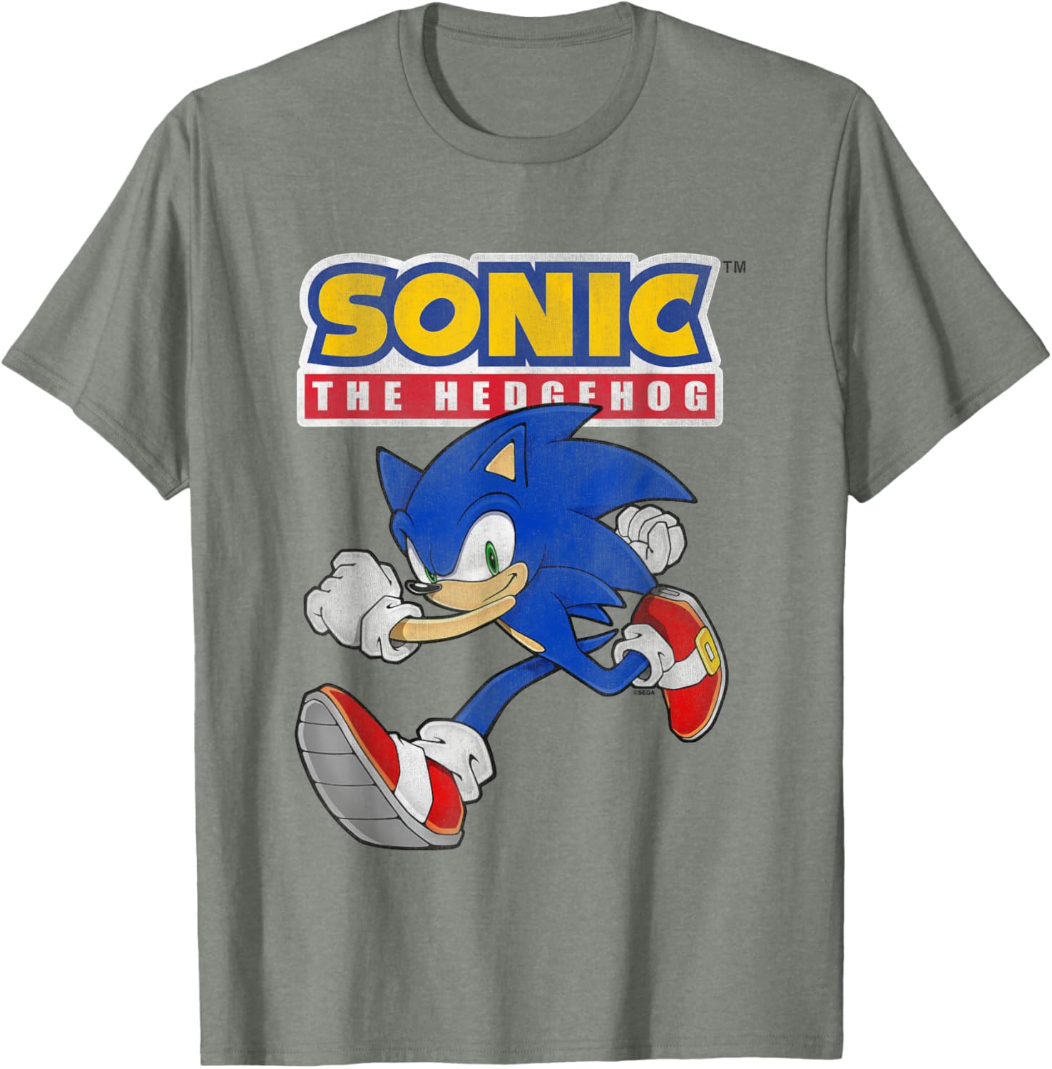 Sonic the Hedgehog Vintage Cool Portrait Graphic T-Shirt for Fans - 2