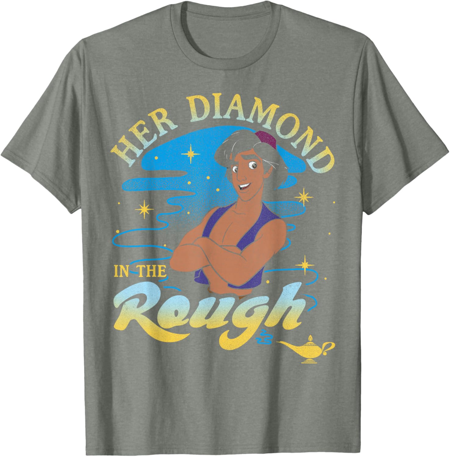 Disney Aladdin Diamond In The Rough Portrait T-Shirt for Fans - 9