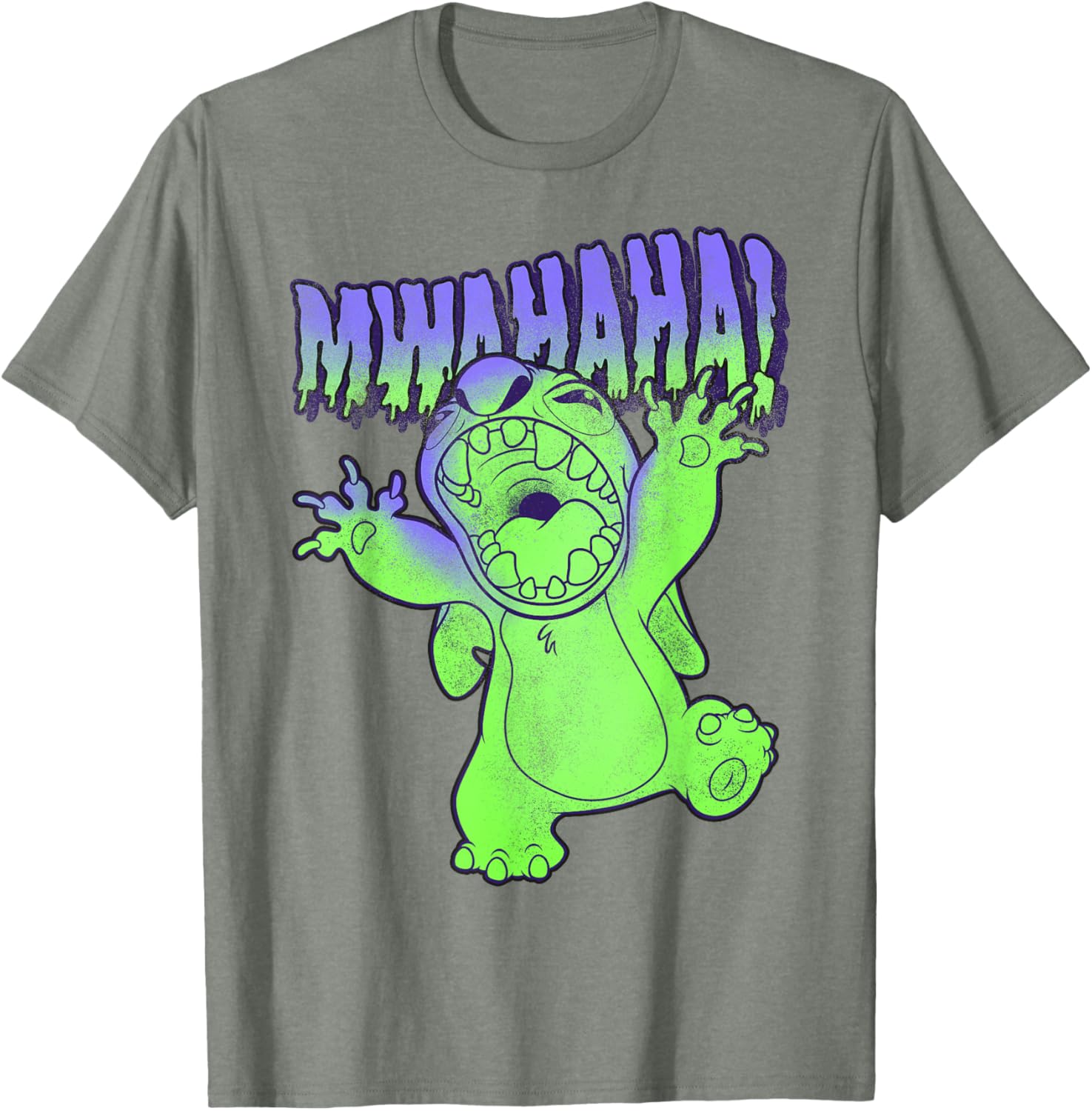 Disney Lilo & Stitch Halloween Stitch Mwahaha T-Shirt for Fun Celebrations - 3