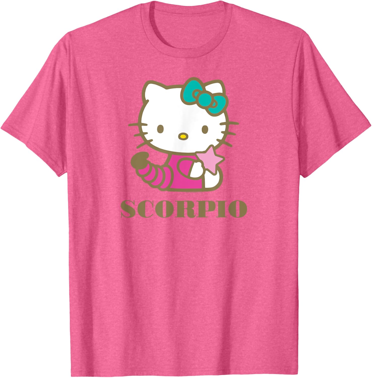 Hello Kitty Scorpio Zodiac T-Shirt for Trendy Fans of Cute Fashion - 23