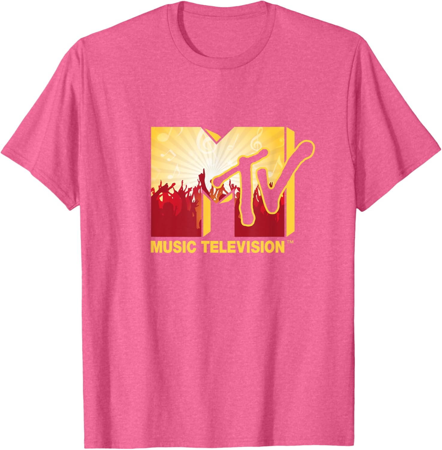 Mademark x MTV Official Logo T-Shirt with Cheerful Party Music Crowd - 3