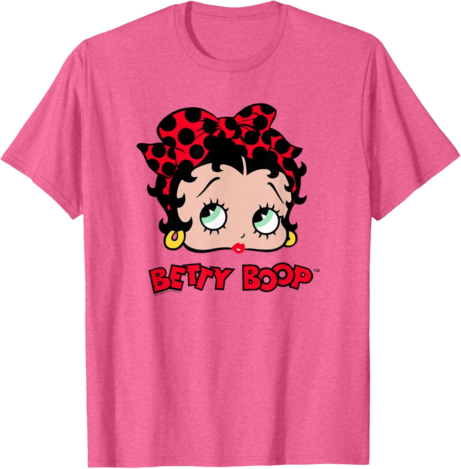 Betty Boop Vintage Dot Bow T-Shirt - Classic Pin Up Style Apparel - 8