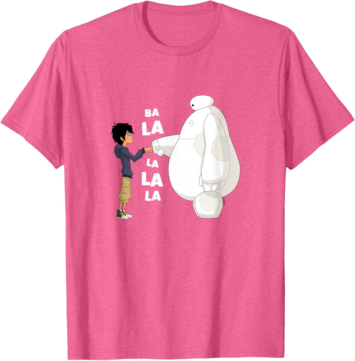 Big Hero 6 Fist Bump Tee Fun Graphic T-Shirt for Fans and Kids - 5