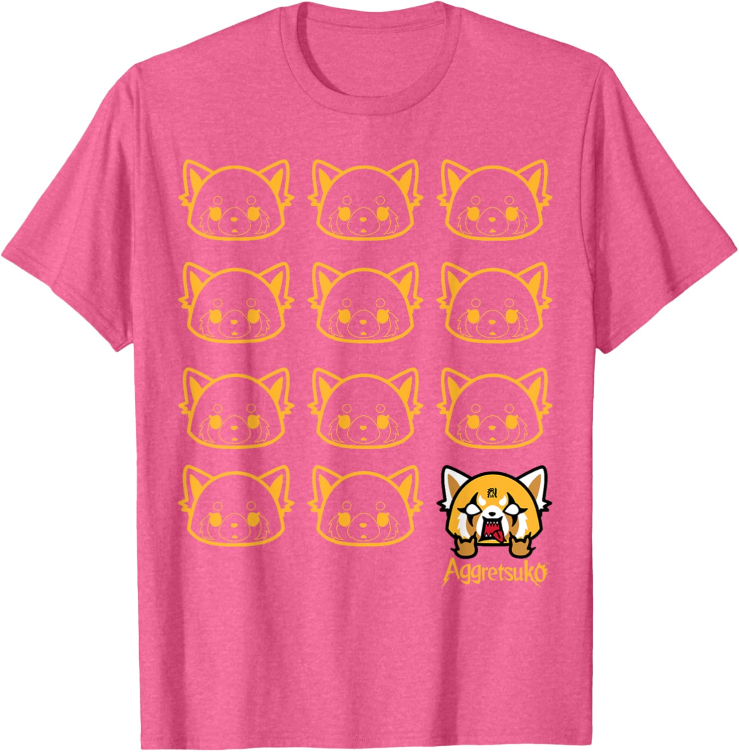 Aggretsuko Real T-Shirt for Fans – Comfortable Cartoon-themed Apparel - 22