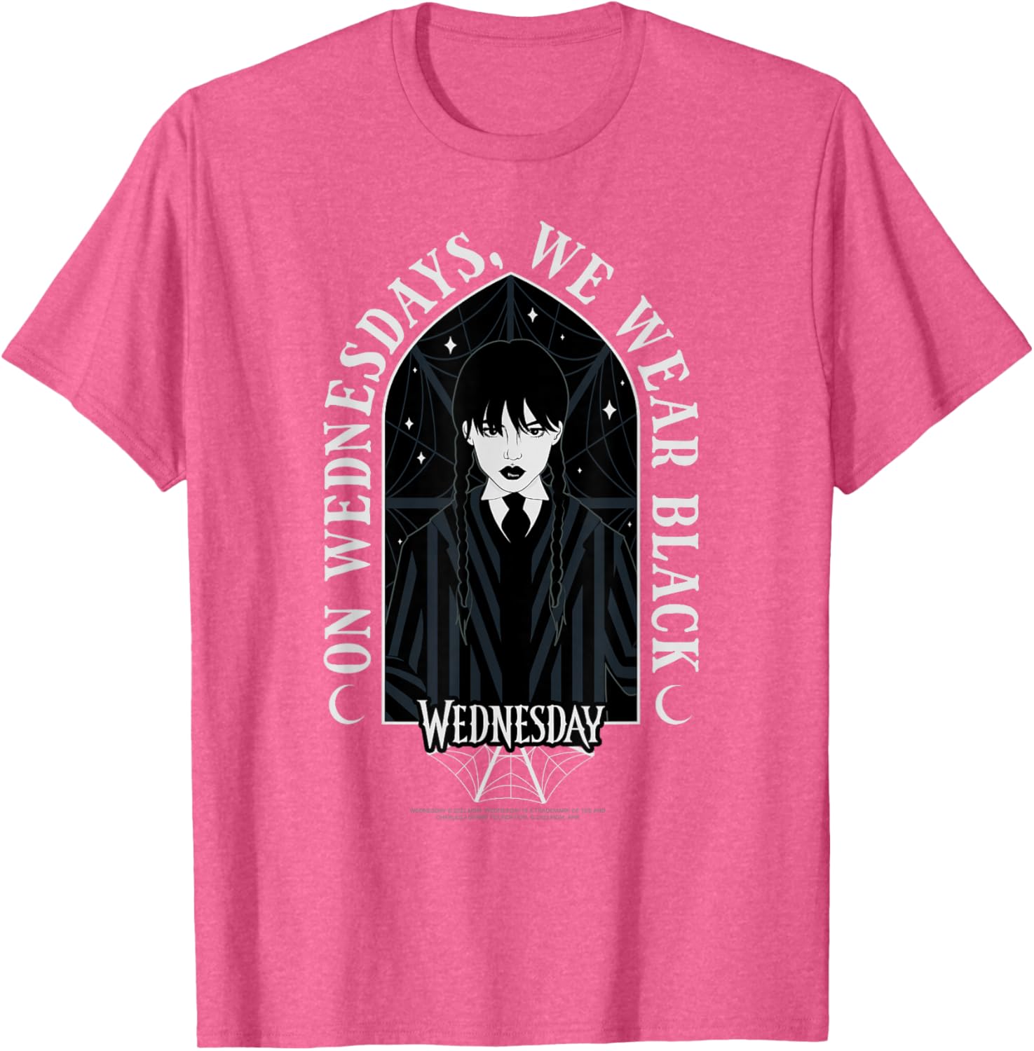 Wednesday On Wednesdays We Wear Black Goth T-Shirt for Stylish Looks - 13