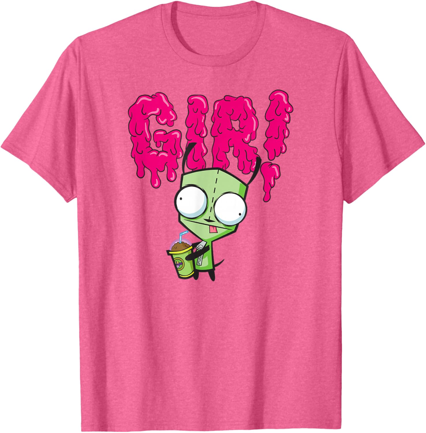 Invader Zim Gir Slime Slush T-Shirt Fun Graphic Tee for Fans - 8