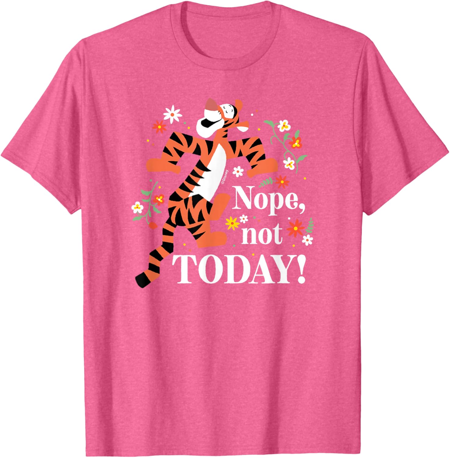 Winnie The Pooh Tigger Nope Not Today T-Shirt Fun Cozy Apparel - 2