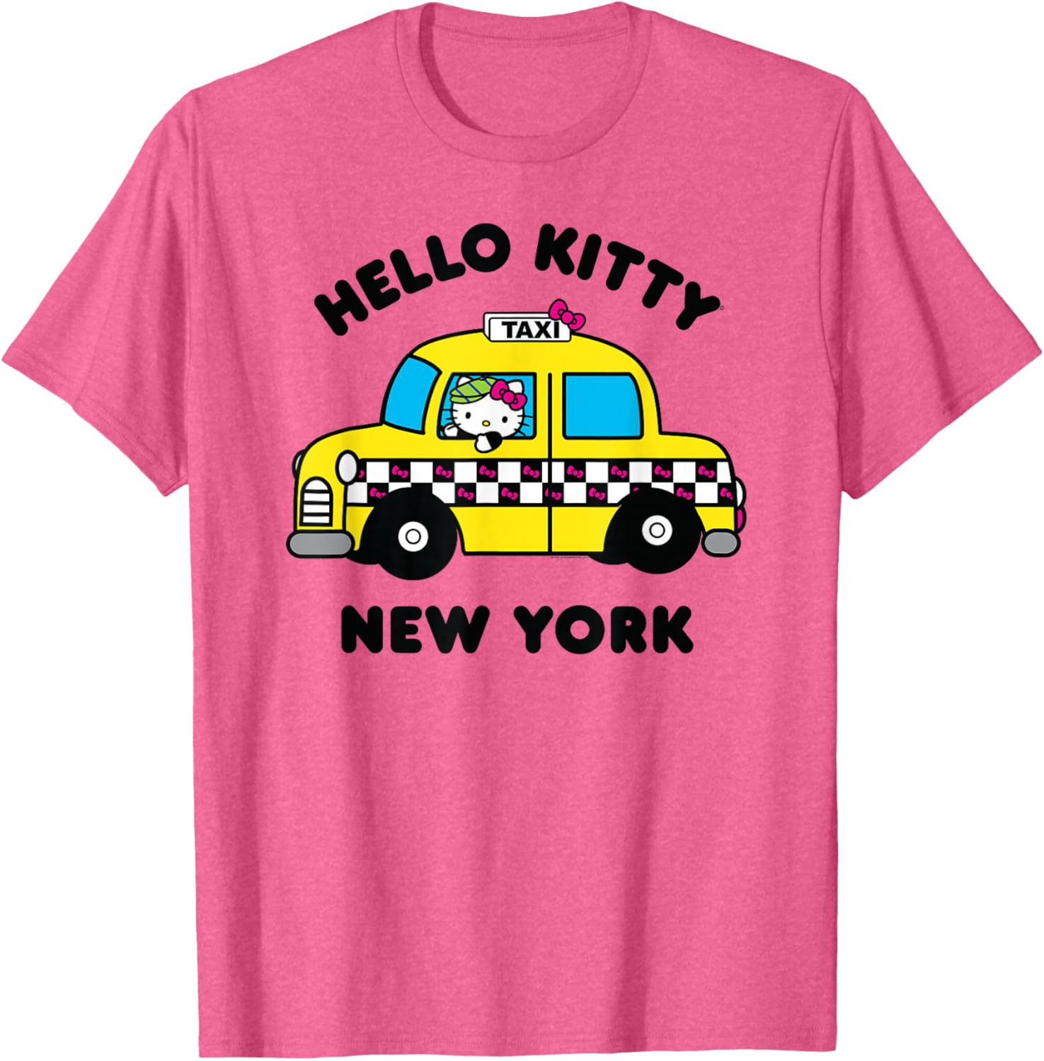 Hello Kitty New York Taxi T-Shirt Fun Gift for Cat Lovers and Tourists - 7