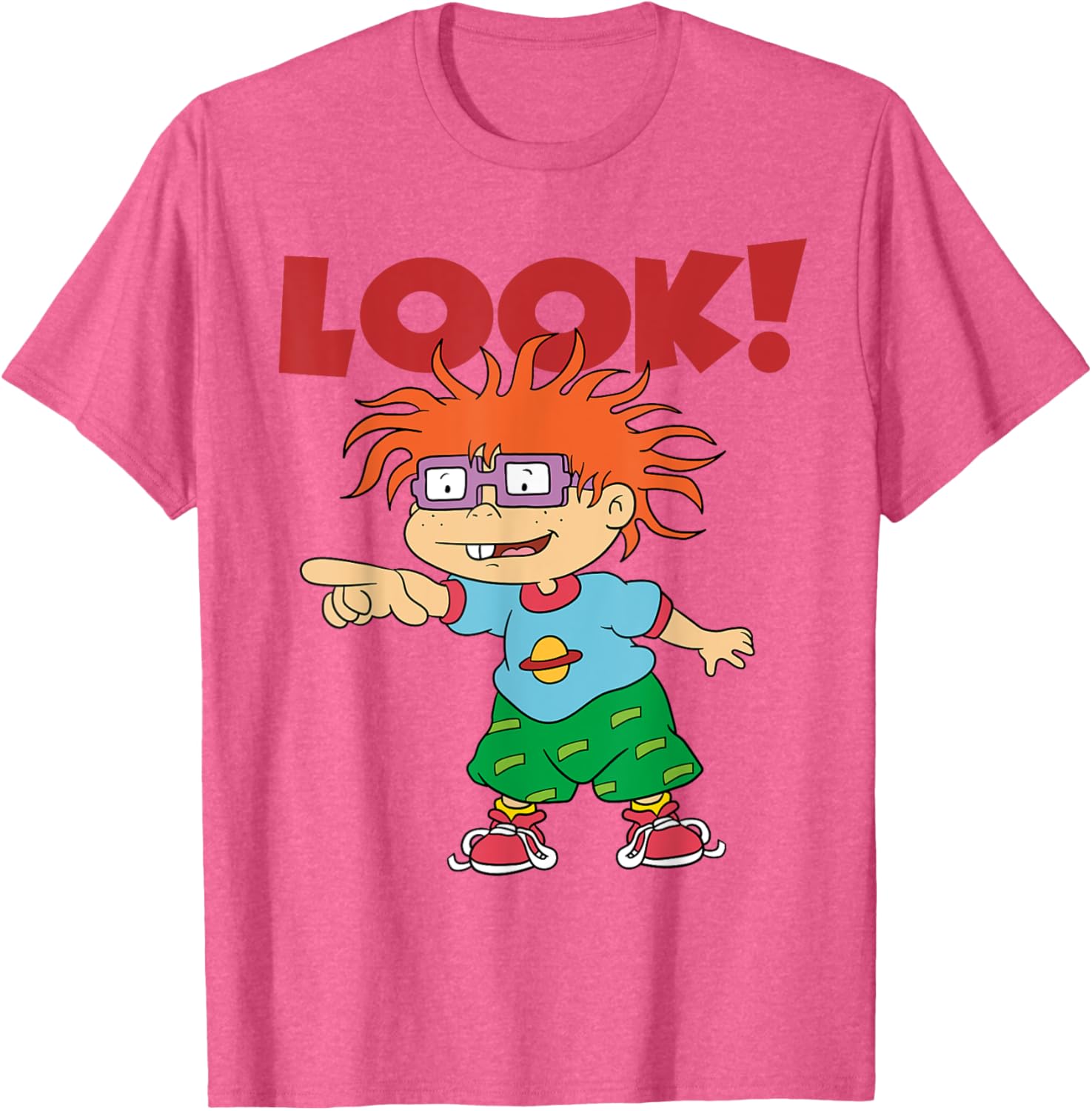 Mademark Rugrats Chuckie Finster Look T-Shirt for Kids and Adults - 14