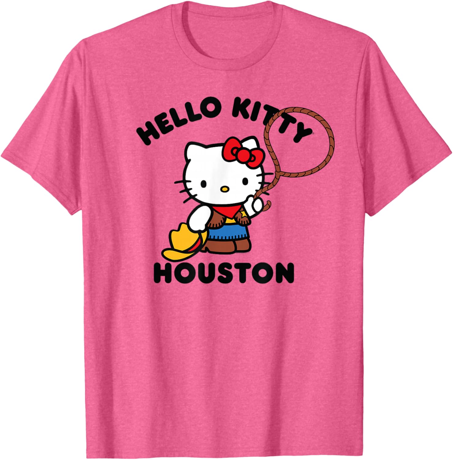 Hello Kitty Cowgirl T-Shirt Houston Texas Cute Western Apparel for Kids - 7