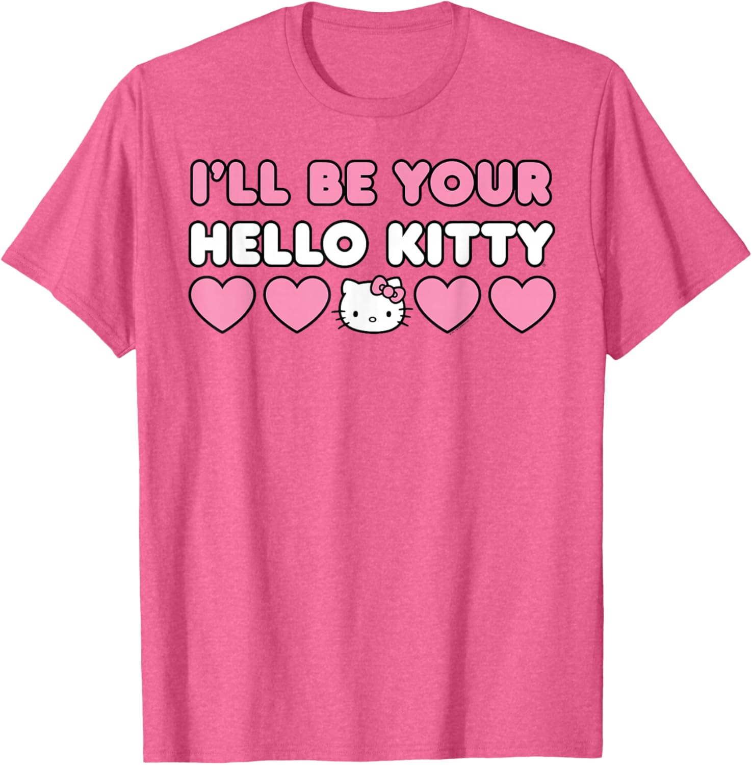 Cute Hello Kitty Couples Matching Valentine's Day T-Shirt for Lovers - 21