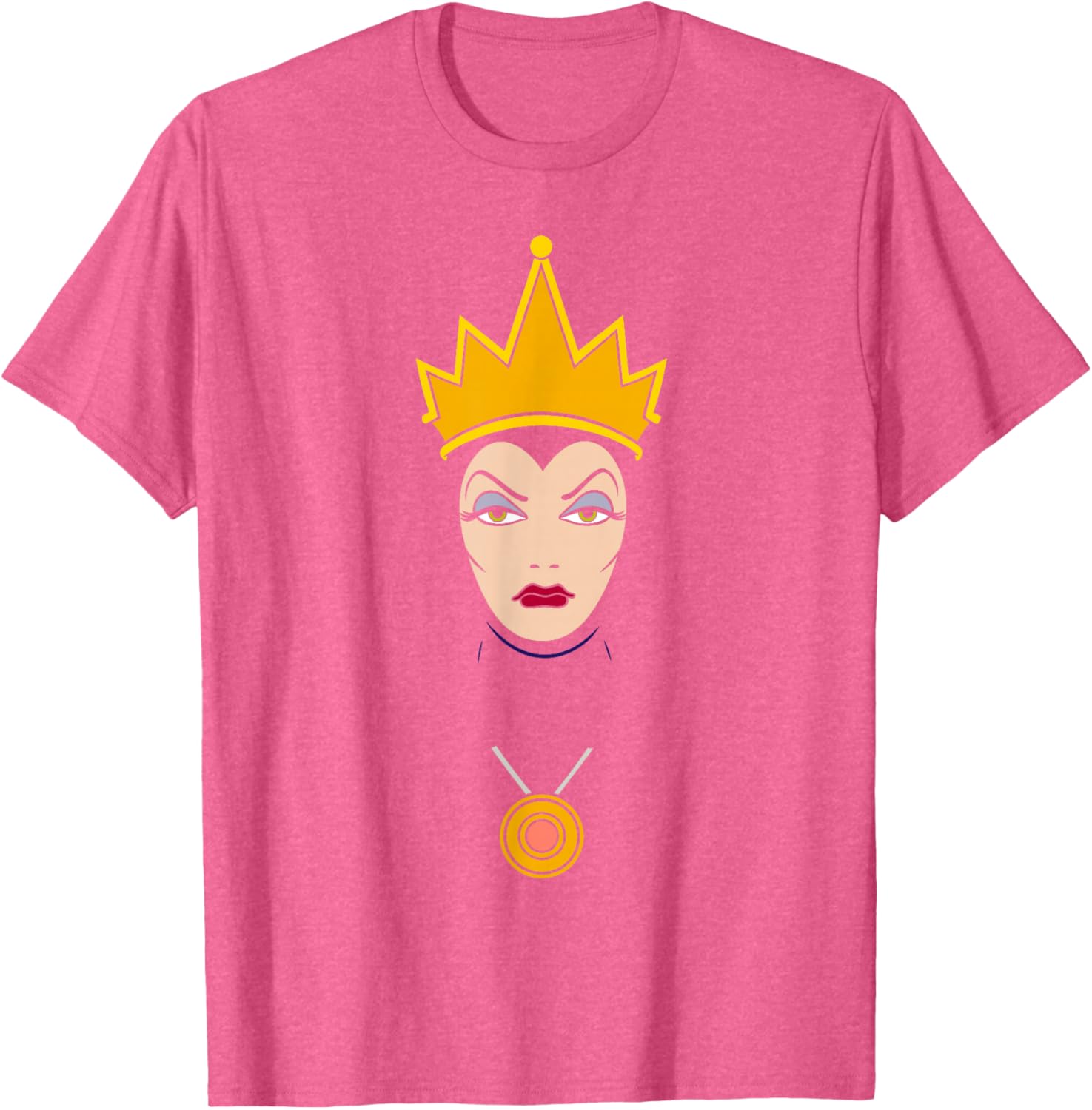 Disney Villains Evil Queen Big Face T-Shirt for Fans of Classic Disney - 2