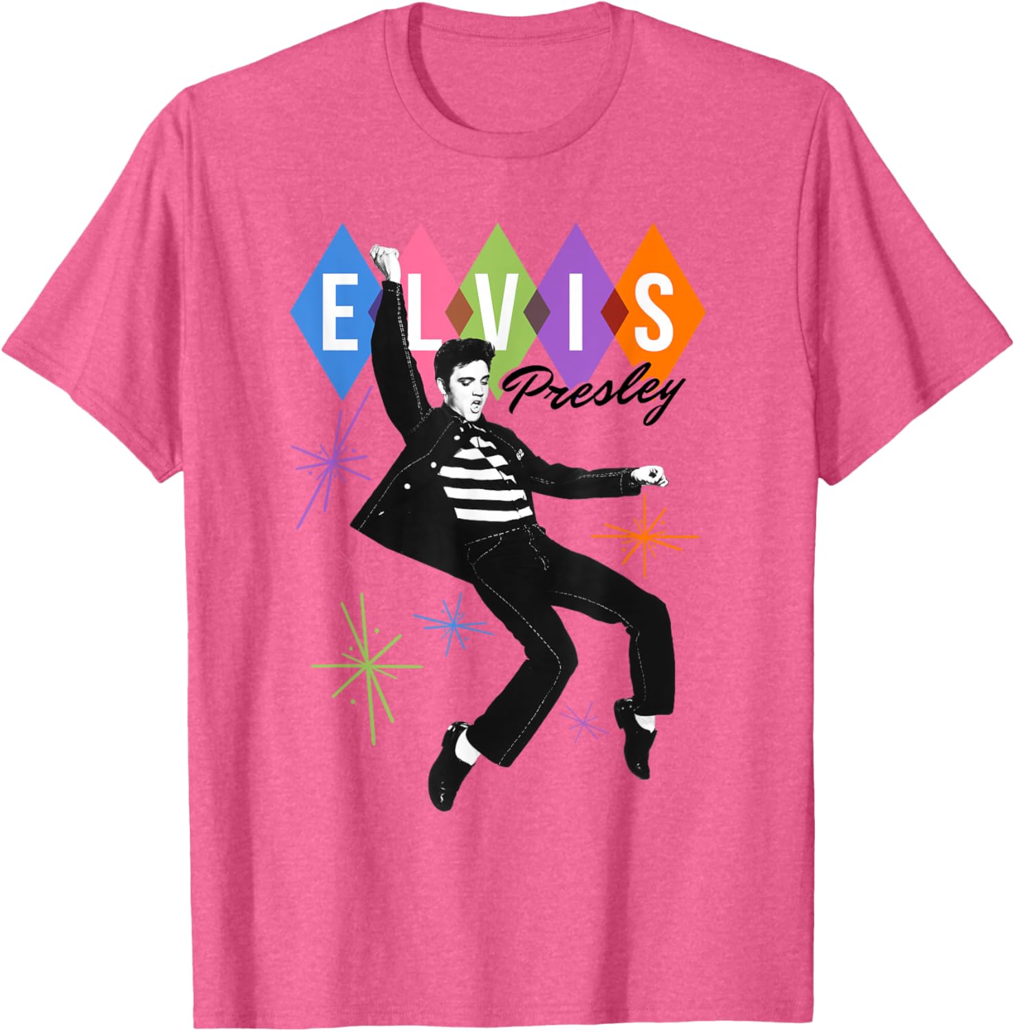 Elvis Presley Official Dancing Star T-Shirt - Vintage Style Music Apparel - 5