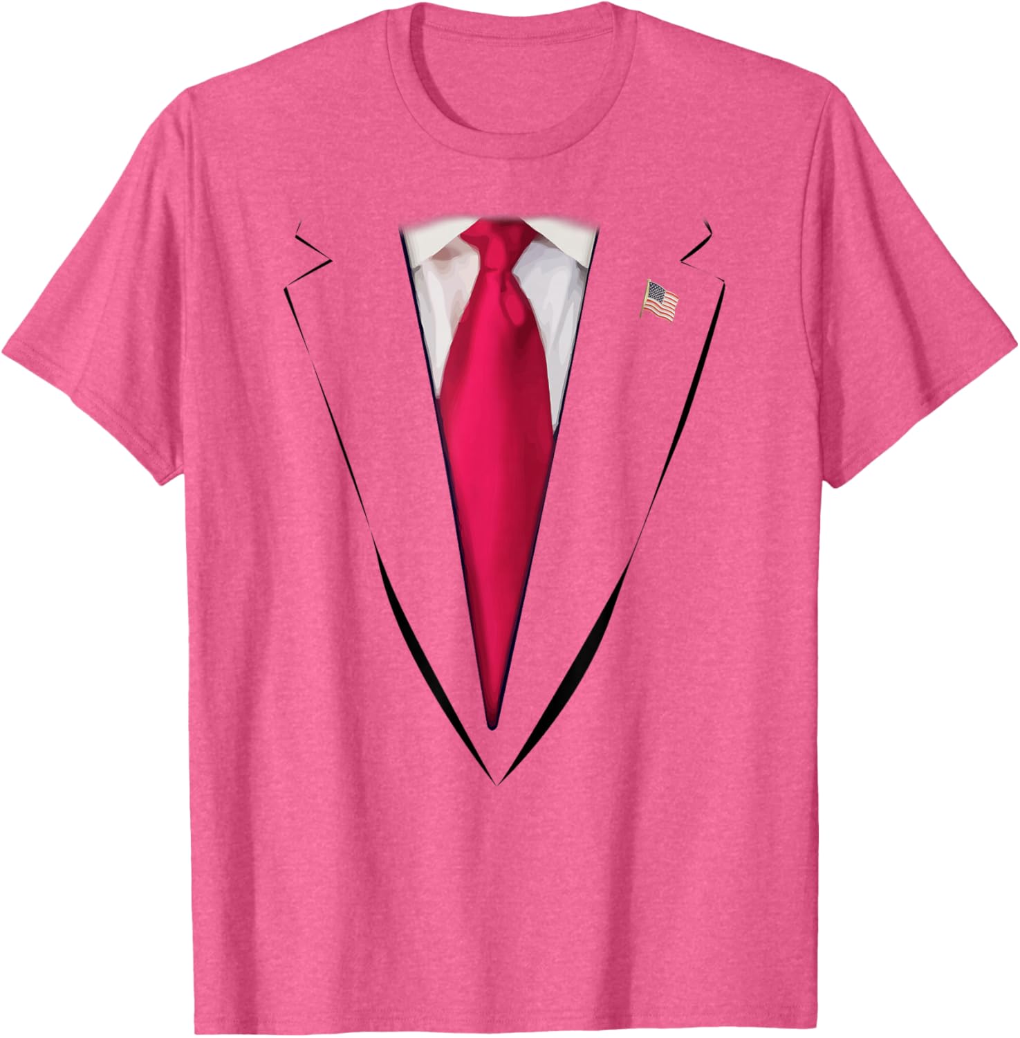 USA President Trump Suit Halloween Costume T-Shirt for Fun Celebrations - 3