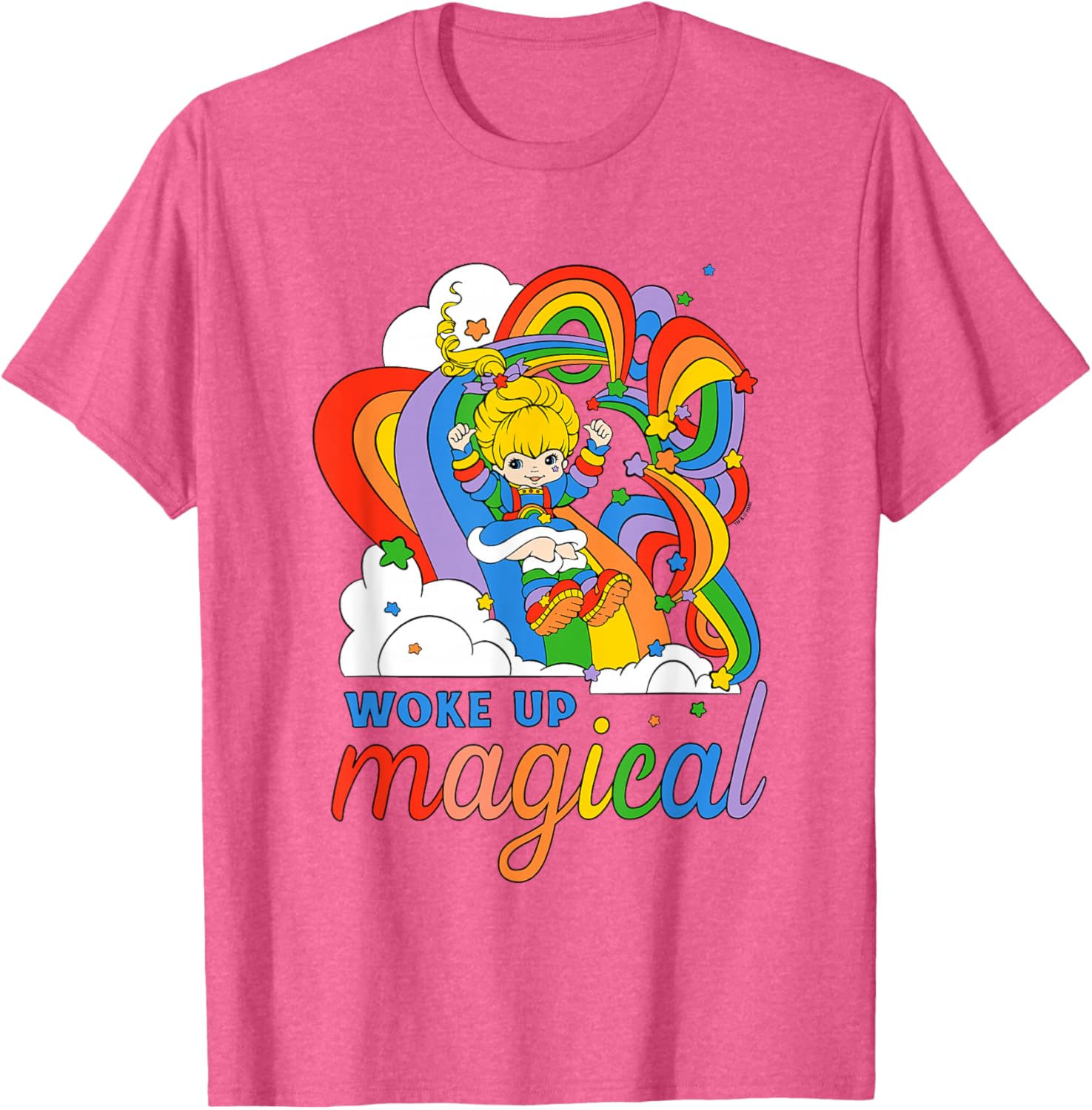 Rainbow Brite Vintage Slide T-Shirt Magical Retro Style for All Ages - 1