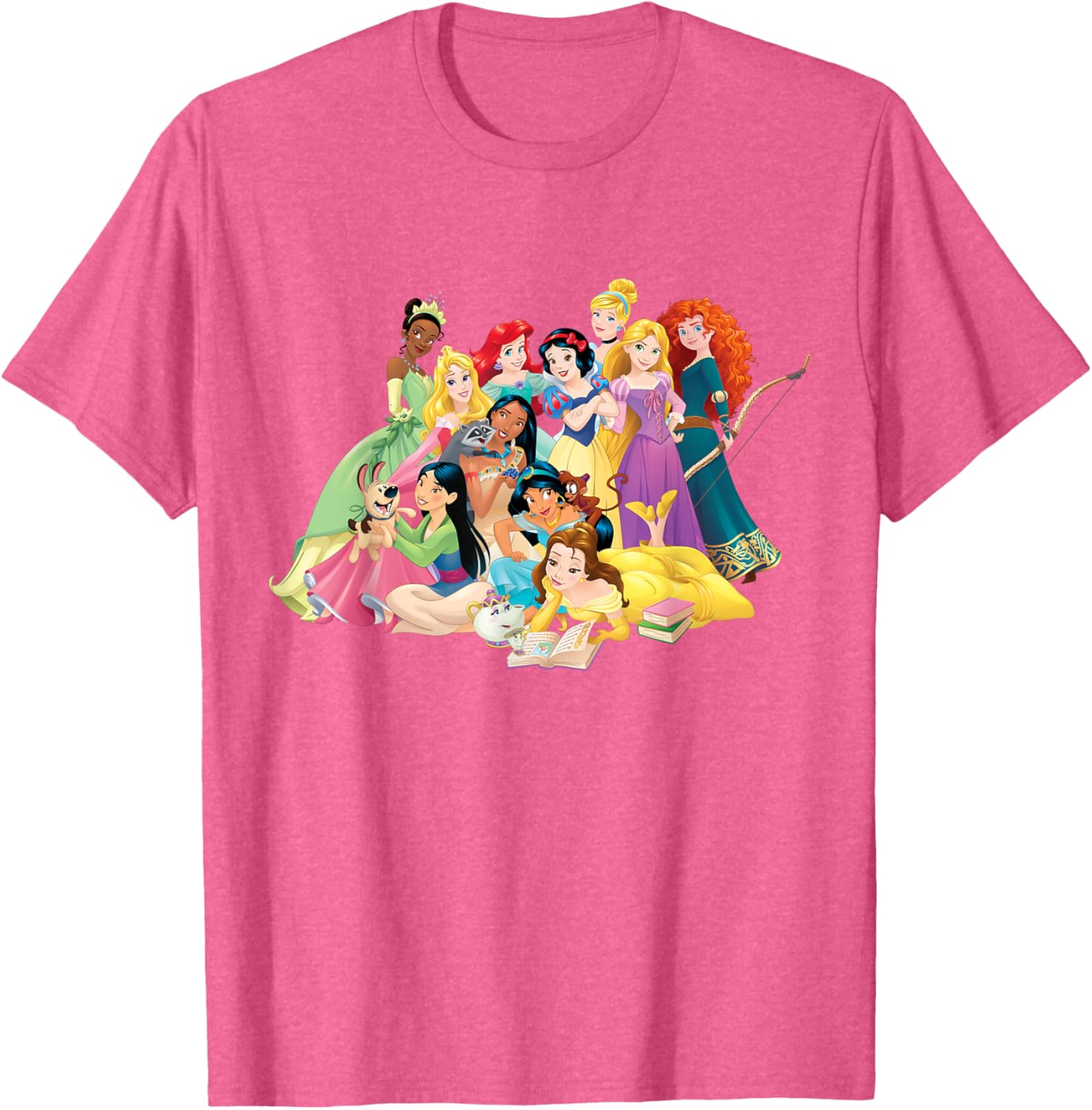 Disney Princess Long Sleeve T-Shirt for Kids - Group Photo Design - 2