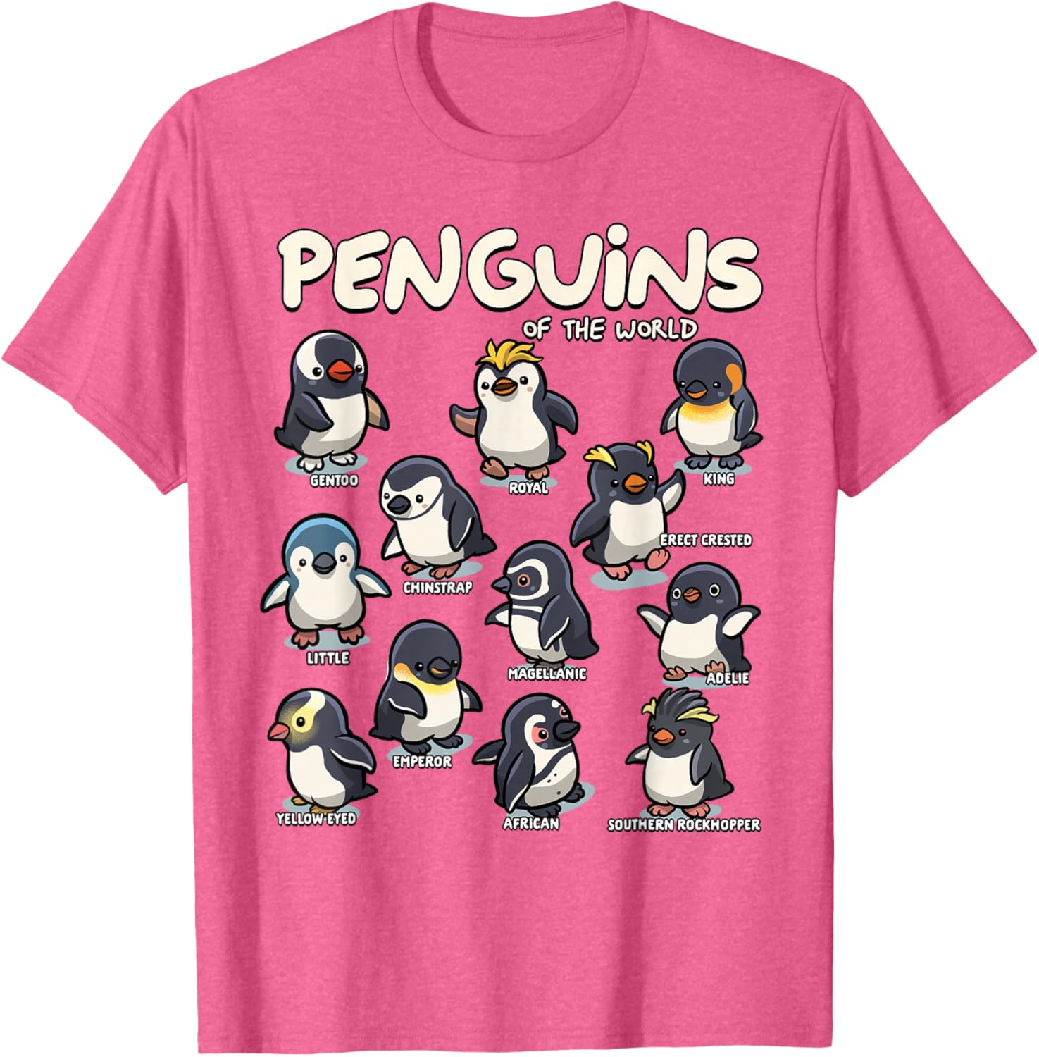 Cute Penguin Lovers T-Shirt for Animal Fans - Stylish Penguin Apparel - 9