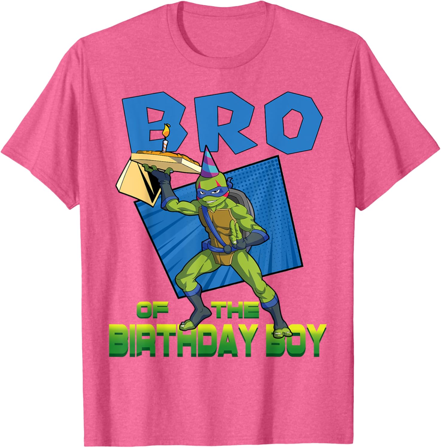Mademark Teenage Mutant Ninja Turtles Leo Birthday Pizza Party T-Shirt - 9