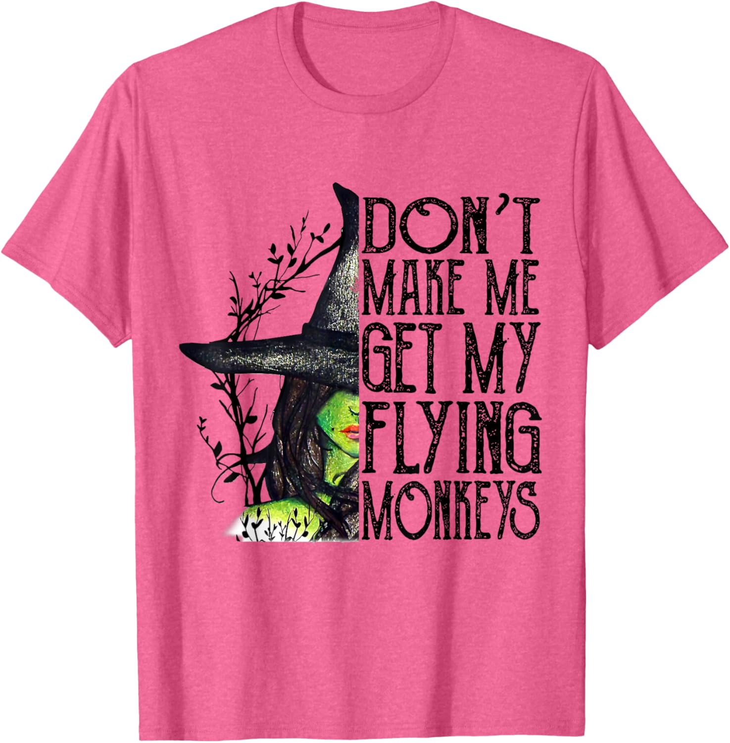 Funny Witch Halloween T-Shirt Get My Flying Monkeys Gift for Her - 1