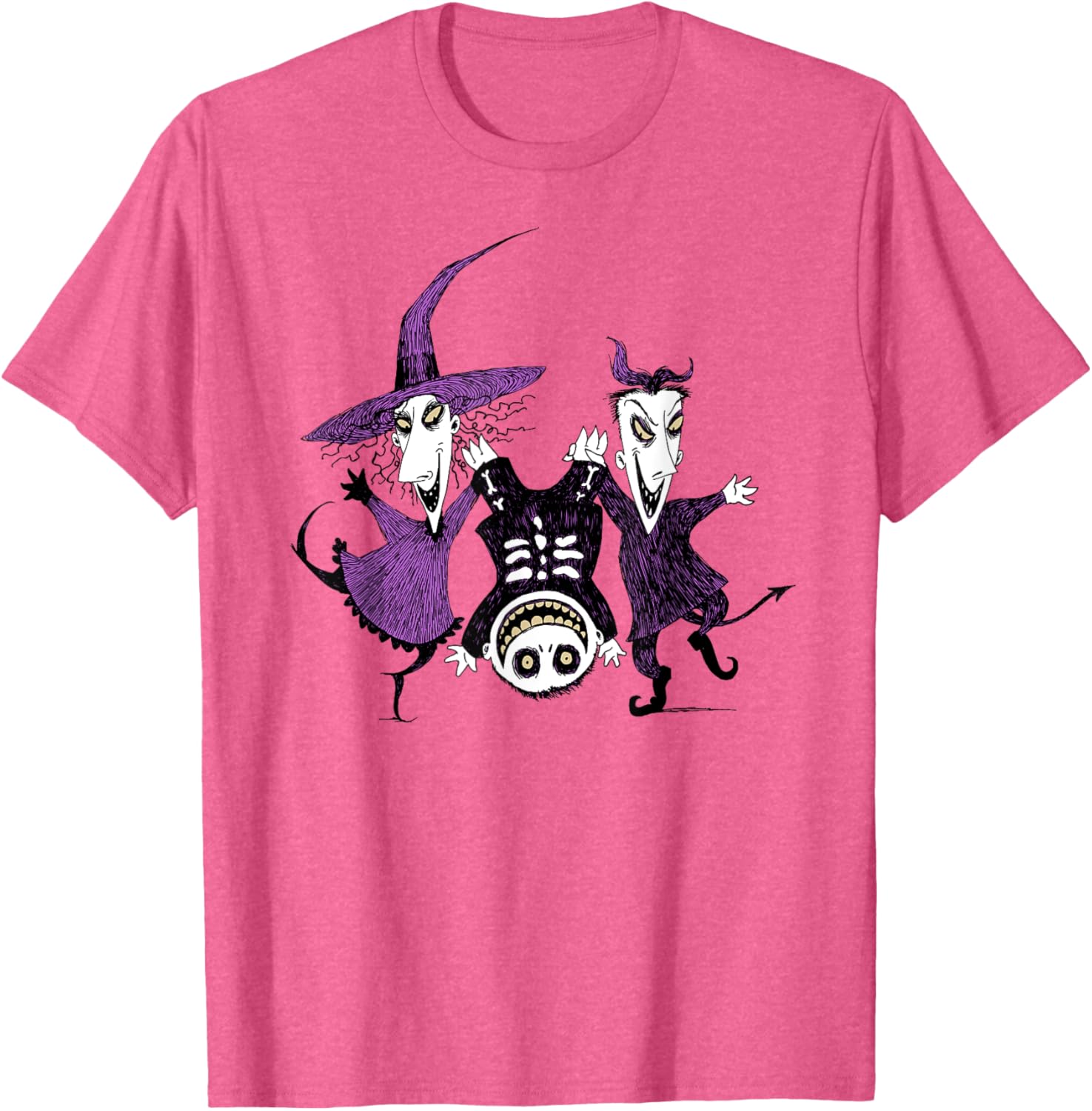 Disney Halloween Nightmare Before Christmas Trick or Treat T-Shirt for Fun - 7
