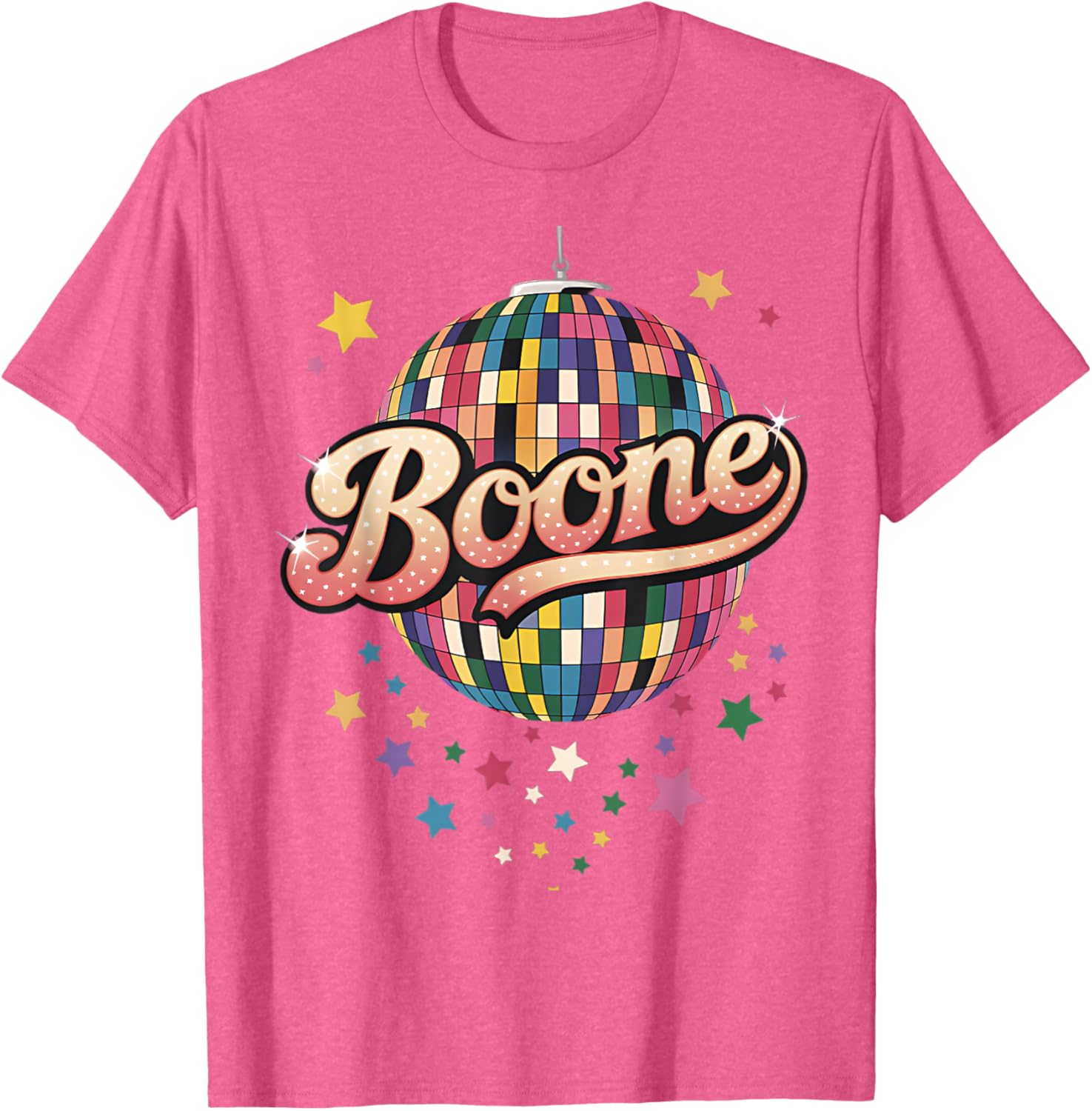 Personalized Girl Retro Boone Heart T-Shirt for Stylish Kids Outfit - 13