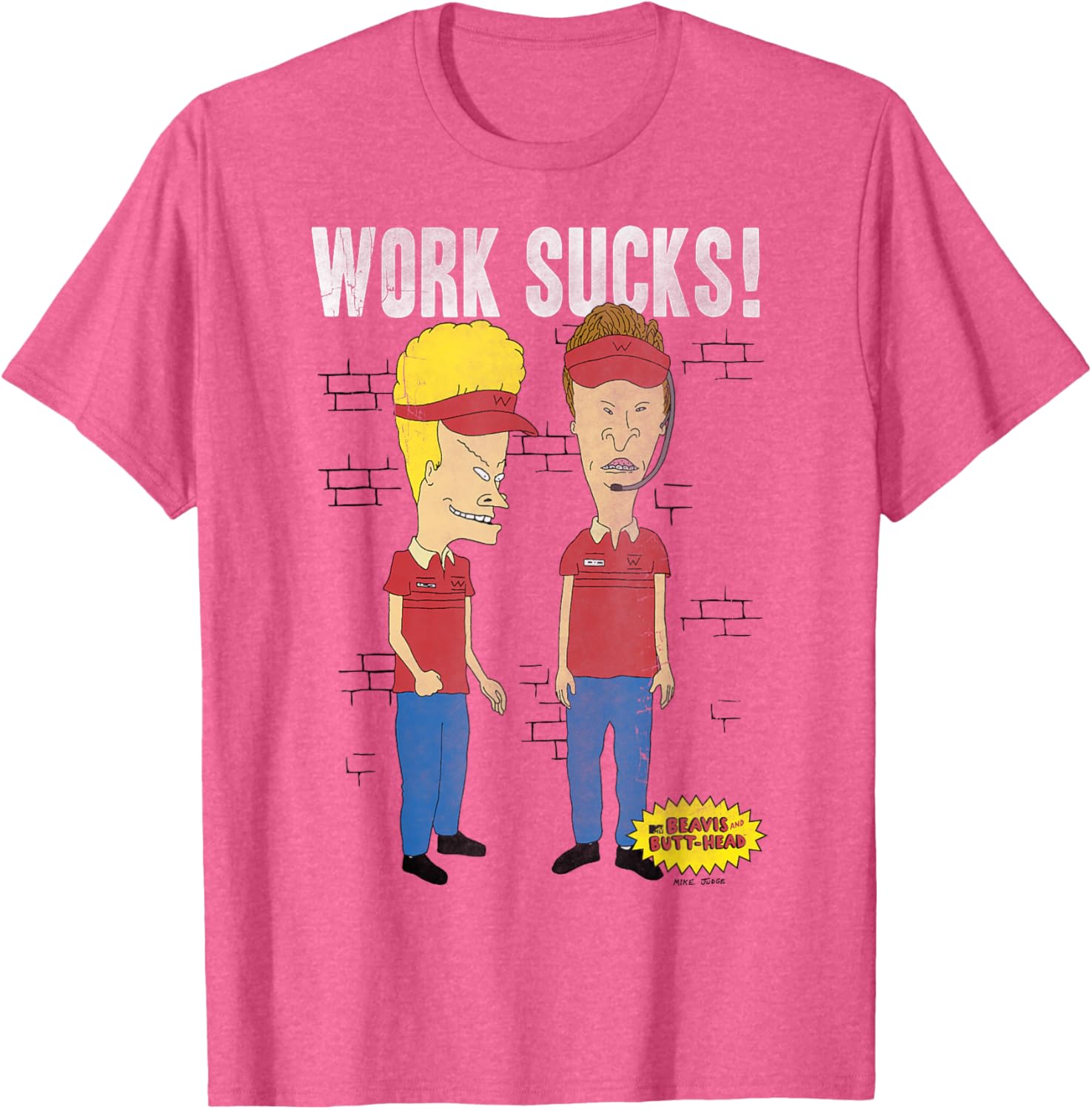 Beavis and Butt-Head At Work T-Shirt for Fun and Casual Style - 6