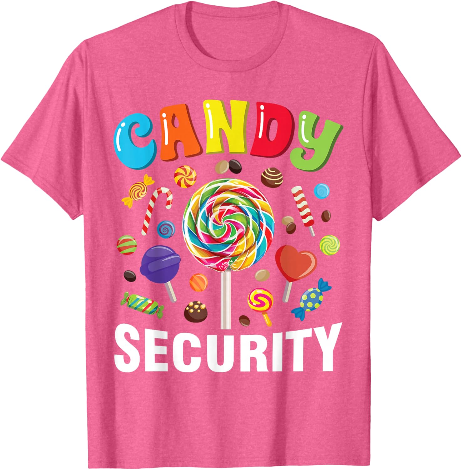 Funny Candy Security Halloween Costume T-Shirt for Spooky Fun - 12