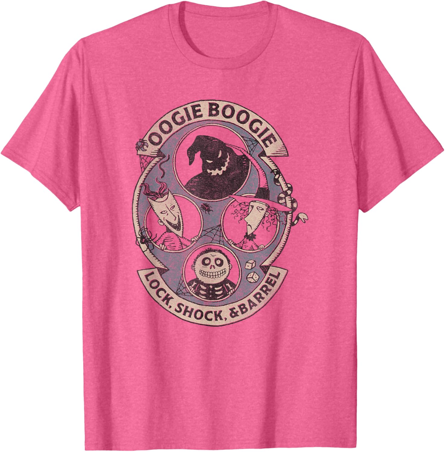 Disney Nightmare Before Christmas Villain Cast T-Shirt for Fans - 2