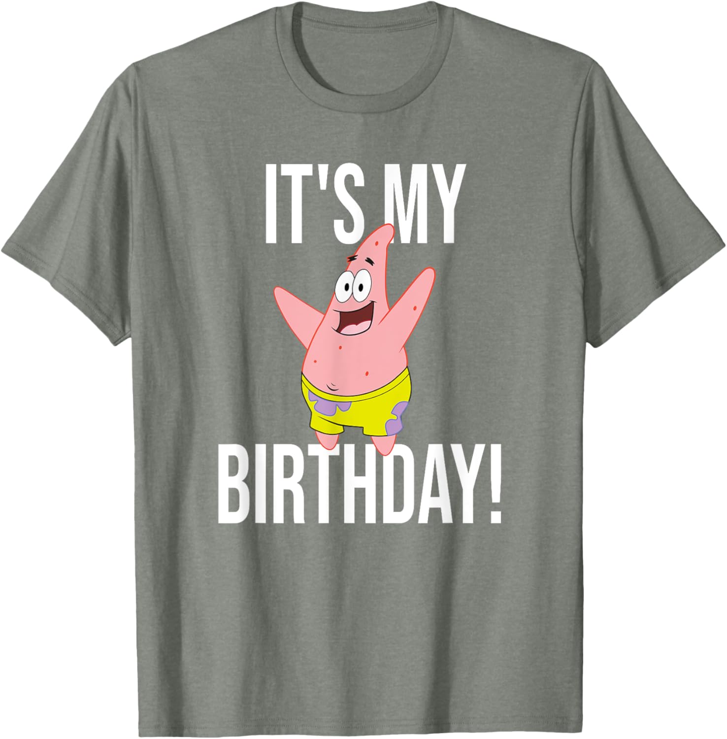 Mademark Birthday T-Shirt Featuring Patrick Star from SpongeBob SquarePants - 1