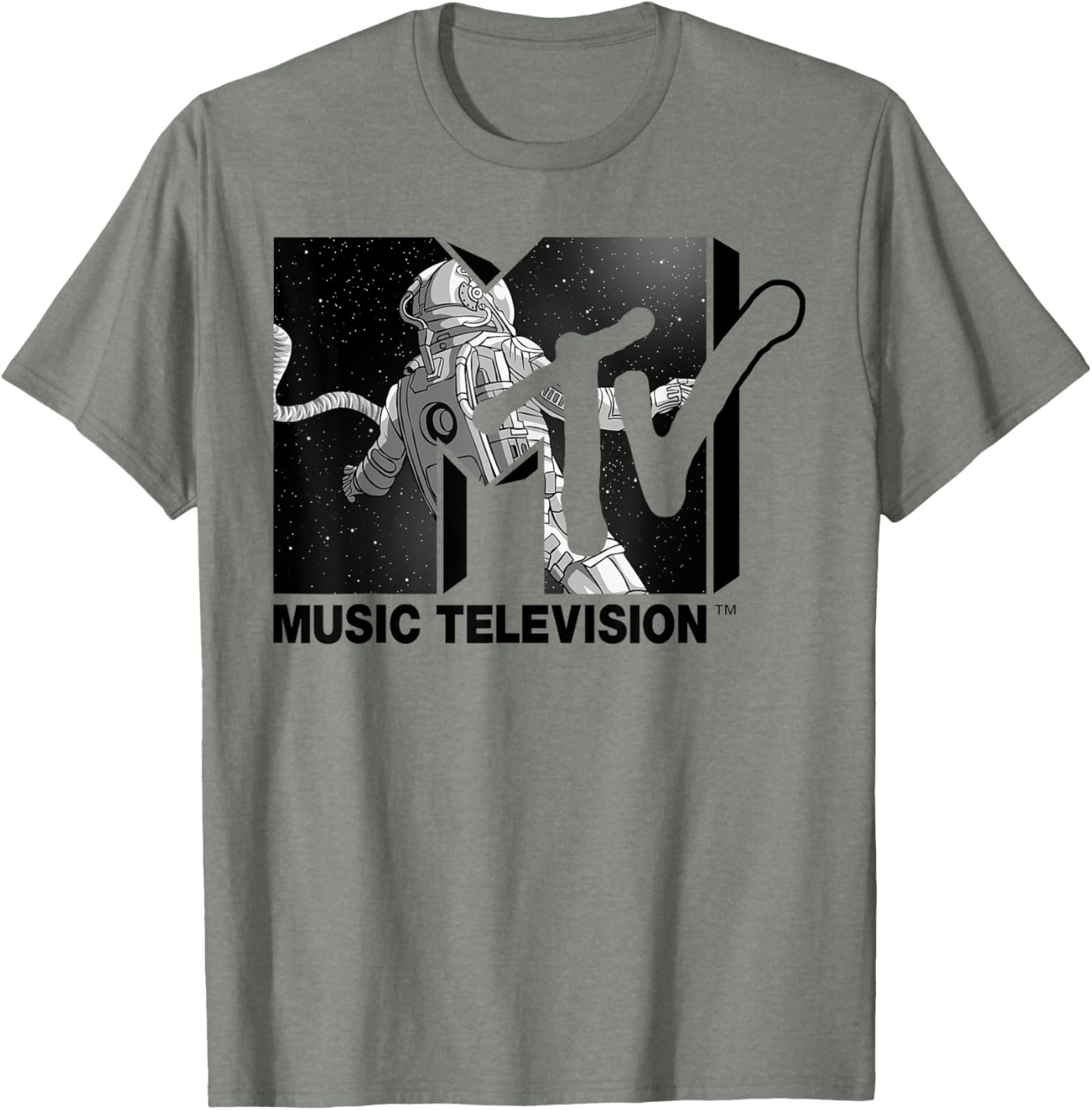 Mademark x MTV Astronaut Stratosphere Tee - Cool Graphic T-Shirt for Fans - 14